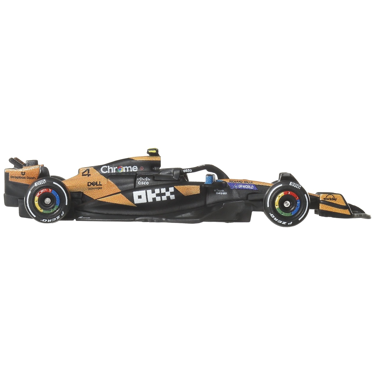 Formule 1 Hot Wheels véhicule Premium Die-Cast 1:64 Team McLaren : Pilote 2