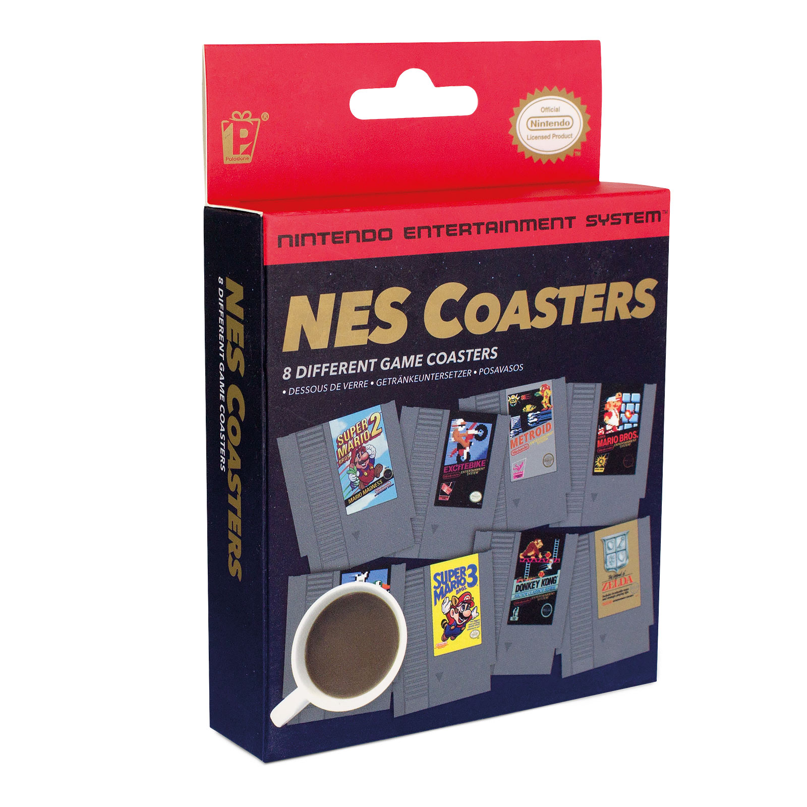 Nintendo - NES Games Coaster Set of 8