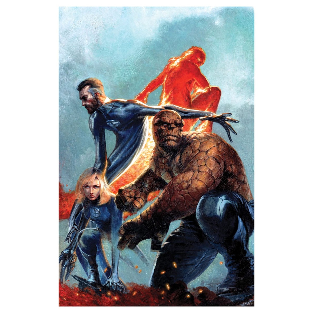 Marvel Kunstdruck The Fantastic Four 41 x 61 cm - ungerahmt