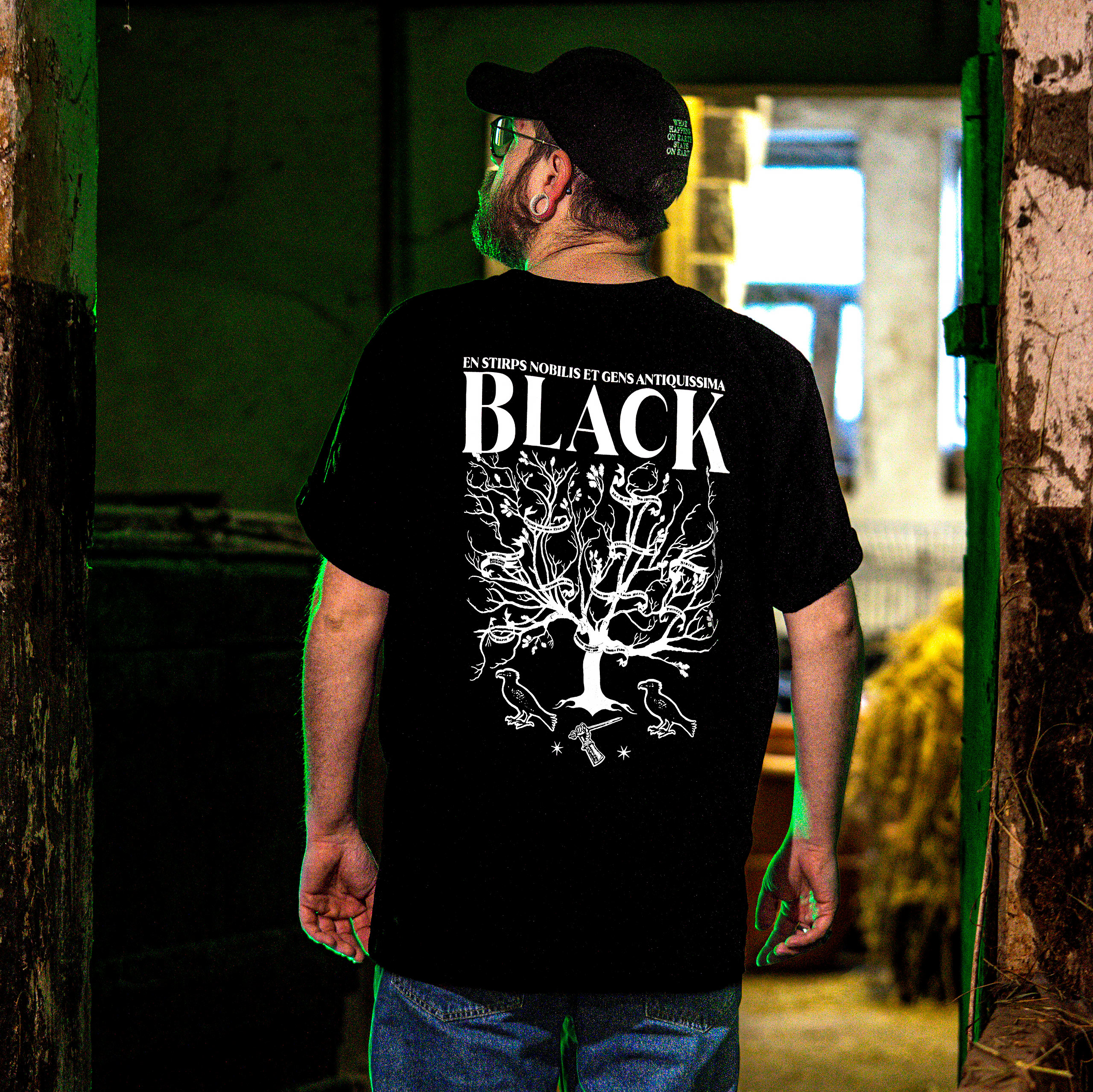 Harry Potter - Camiseta House of Black negra