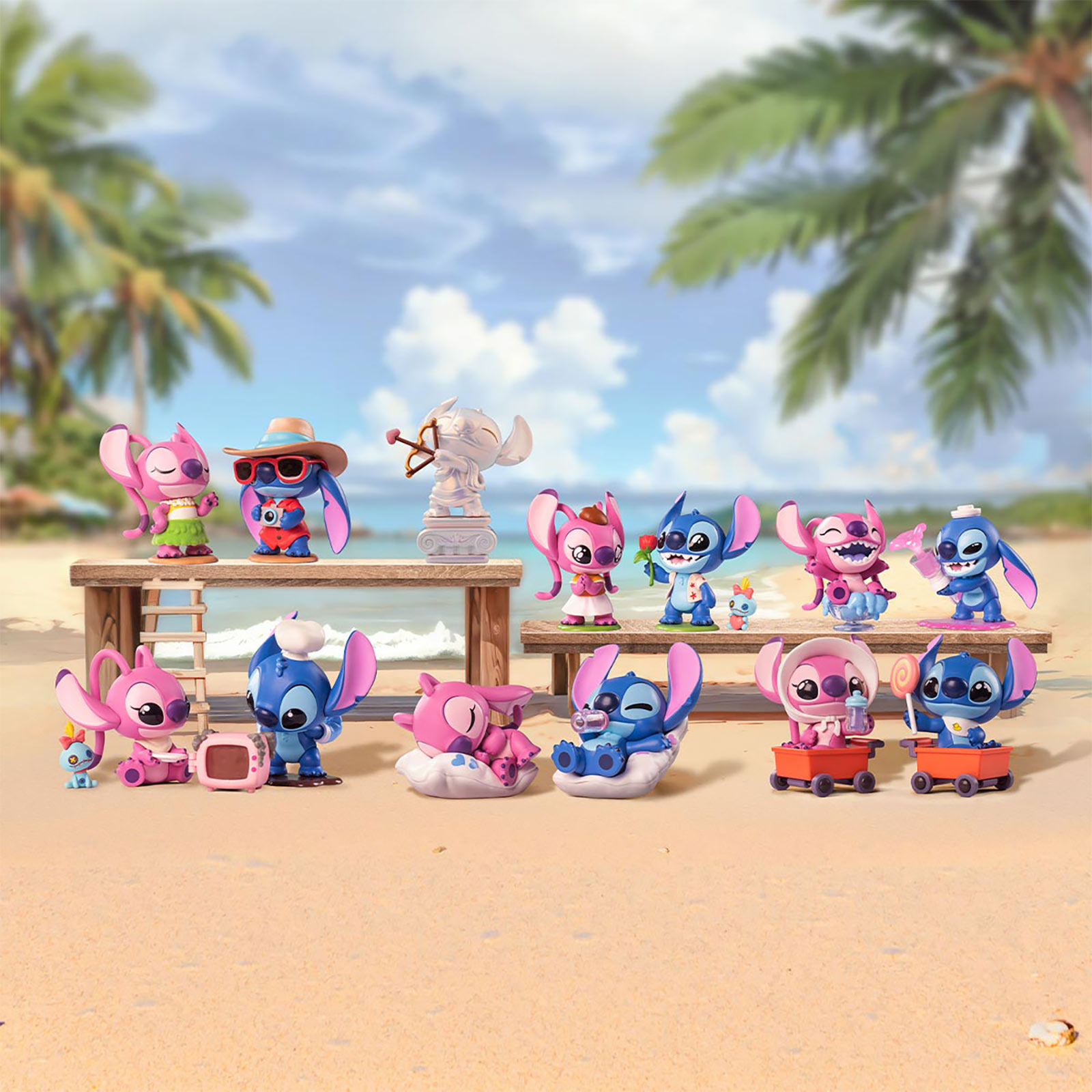 Lilo & Stitch - Stitch on a Date Series POP MART Mystery Figuren Display