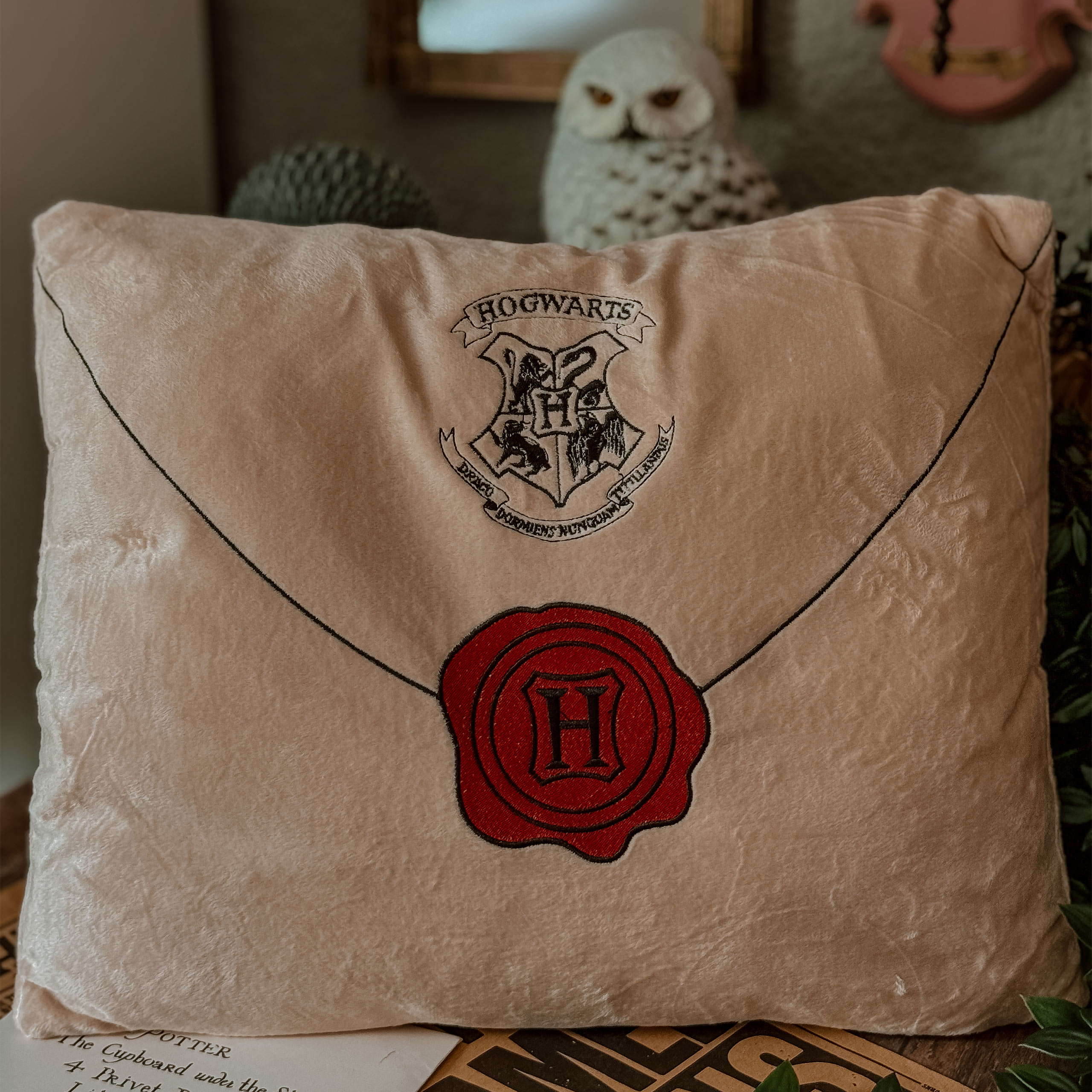 Harry Potter - Coussin Lettre de Poudlard