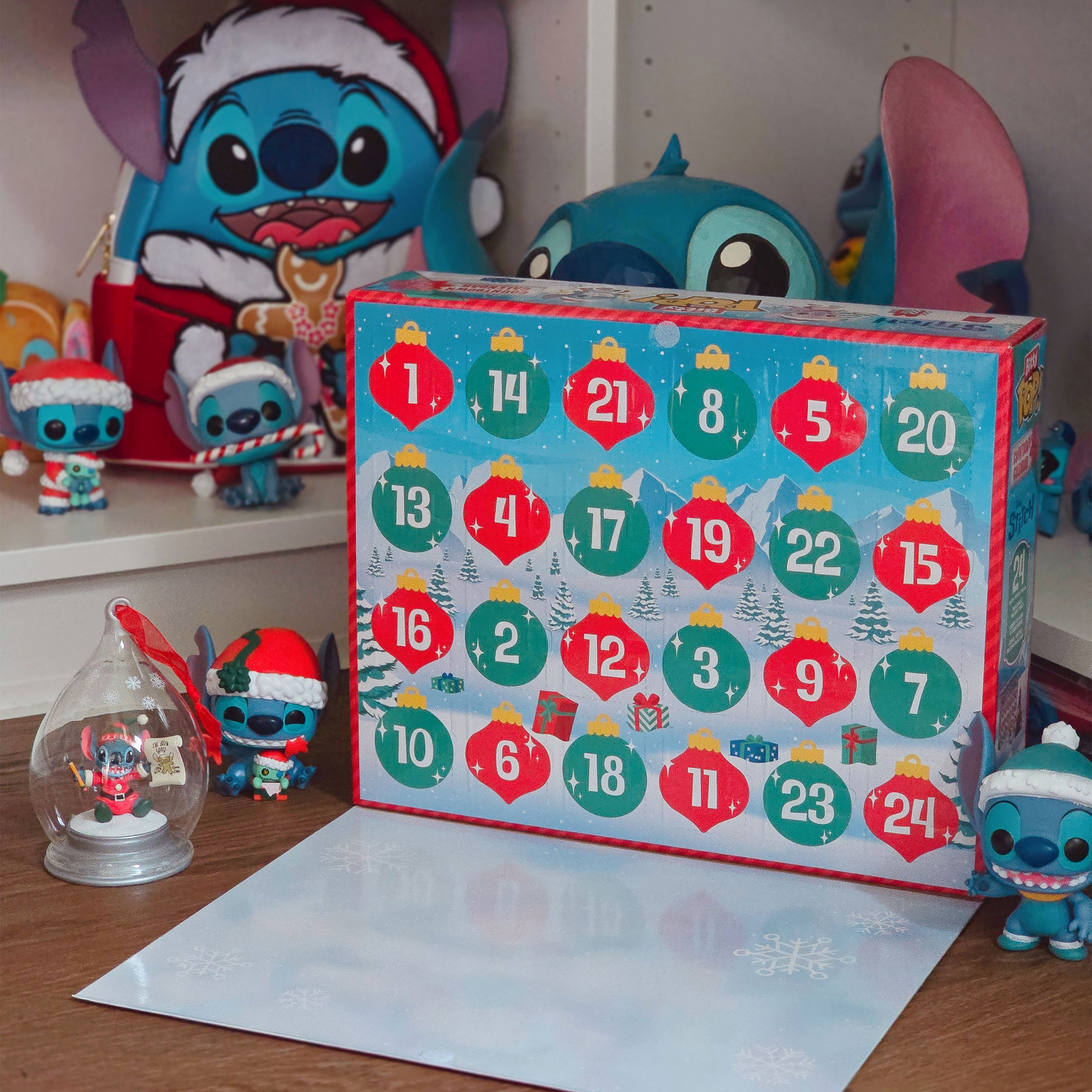 Calendario de Adviento Stitch Holiday Bitty Pop Funko - Lilo & Stitch