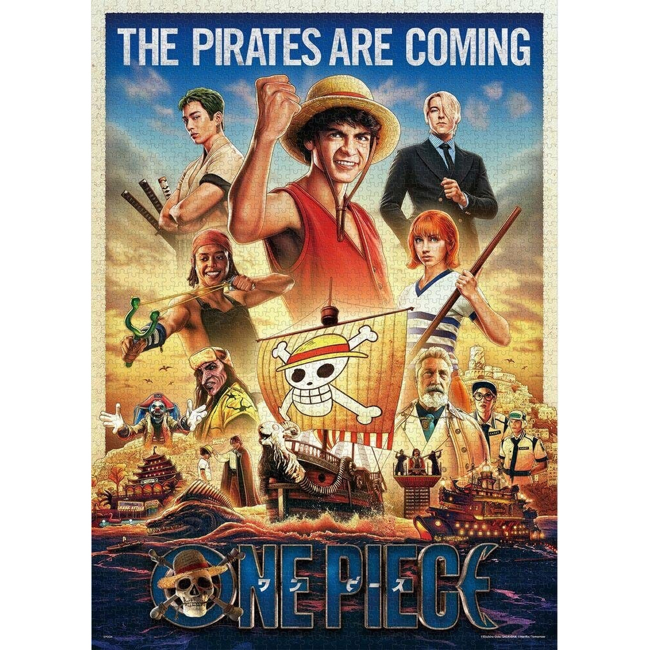 One Piece Puzzel 2000 stukjes The Pirates Are Coming