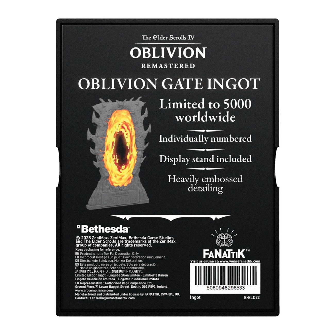 The Elder Scrolls IV: Oblivion Metalen Staaf Gates