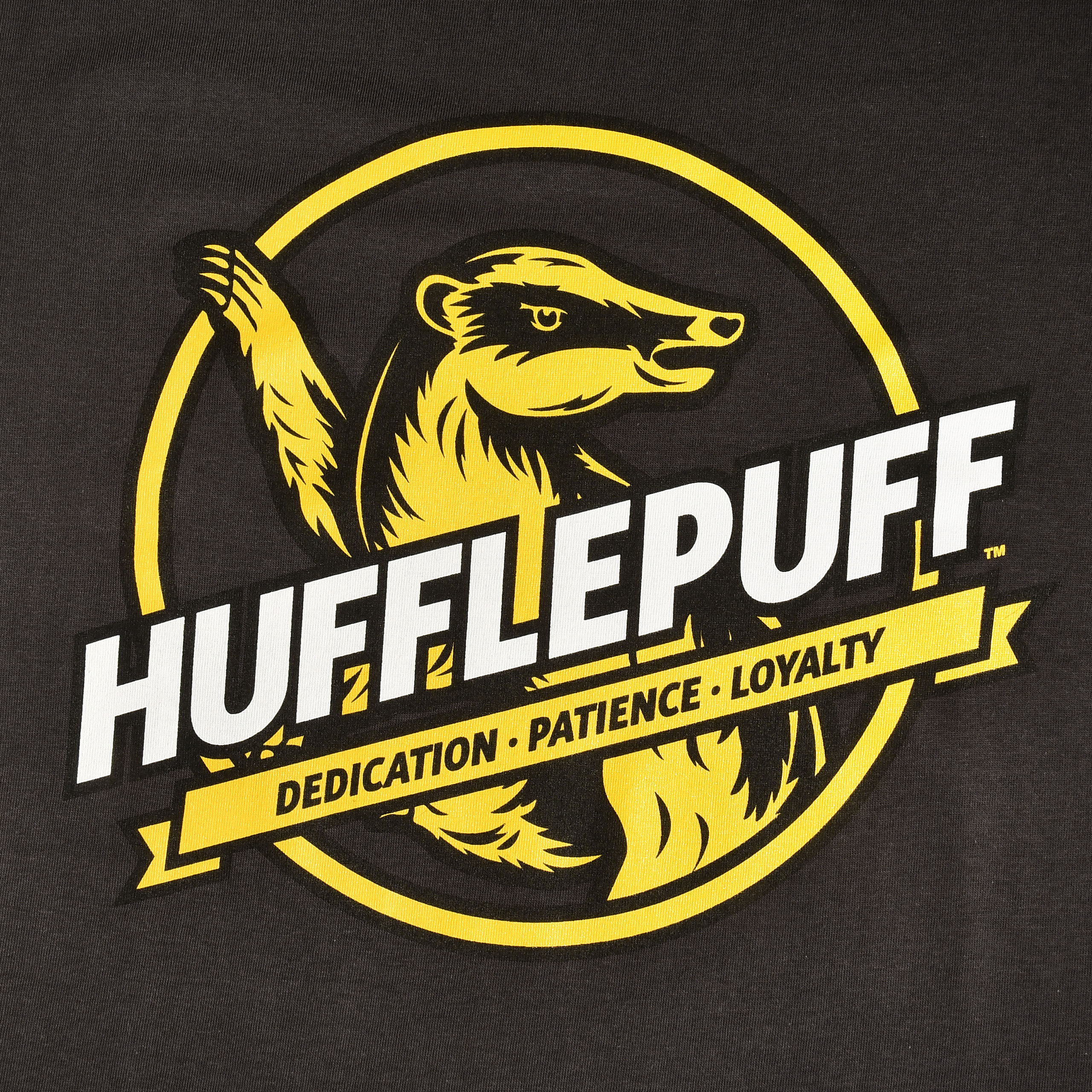Hufflepuff House Values T-Shirt Grey - Harry Potter