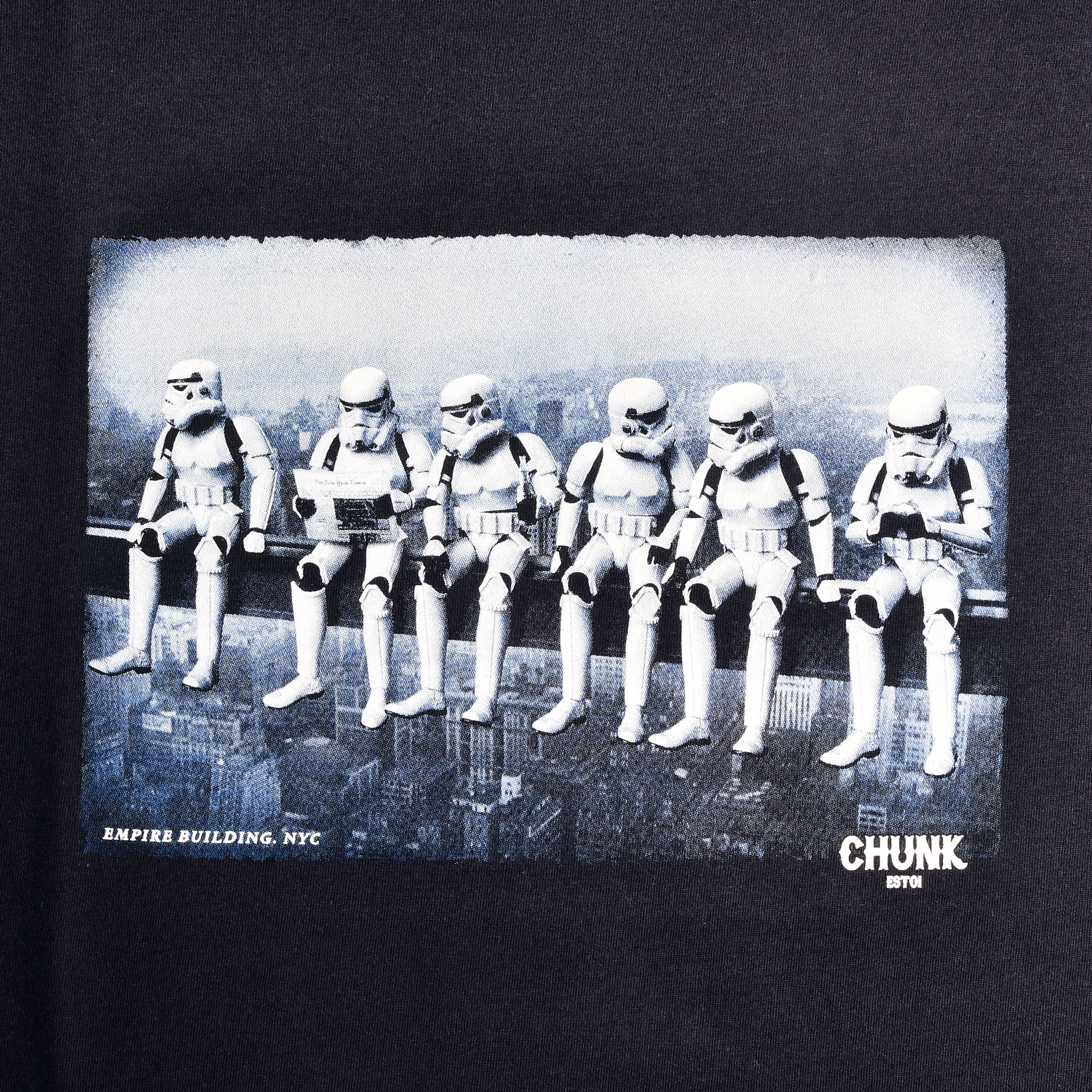 Empire Building T-Shirt für Star Wars Fans blau