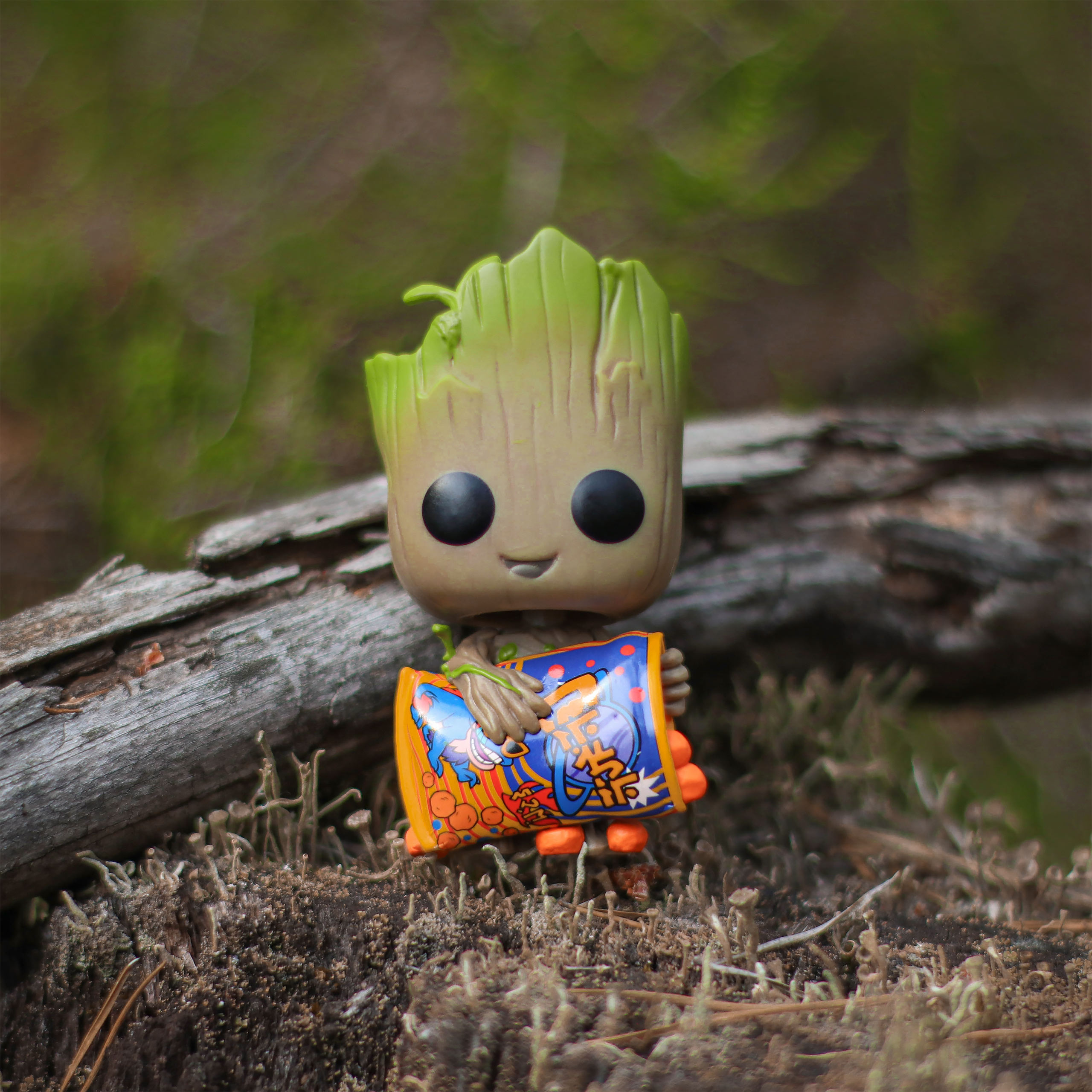 I Am Groot - Groot with cheese balls Funko Pop bobblehead figure