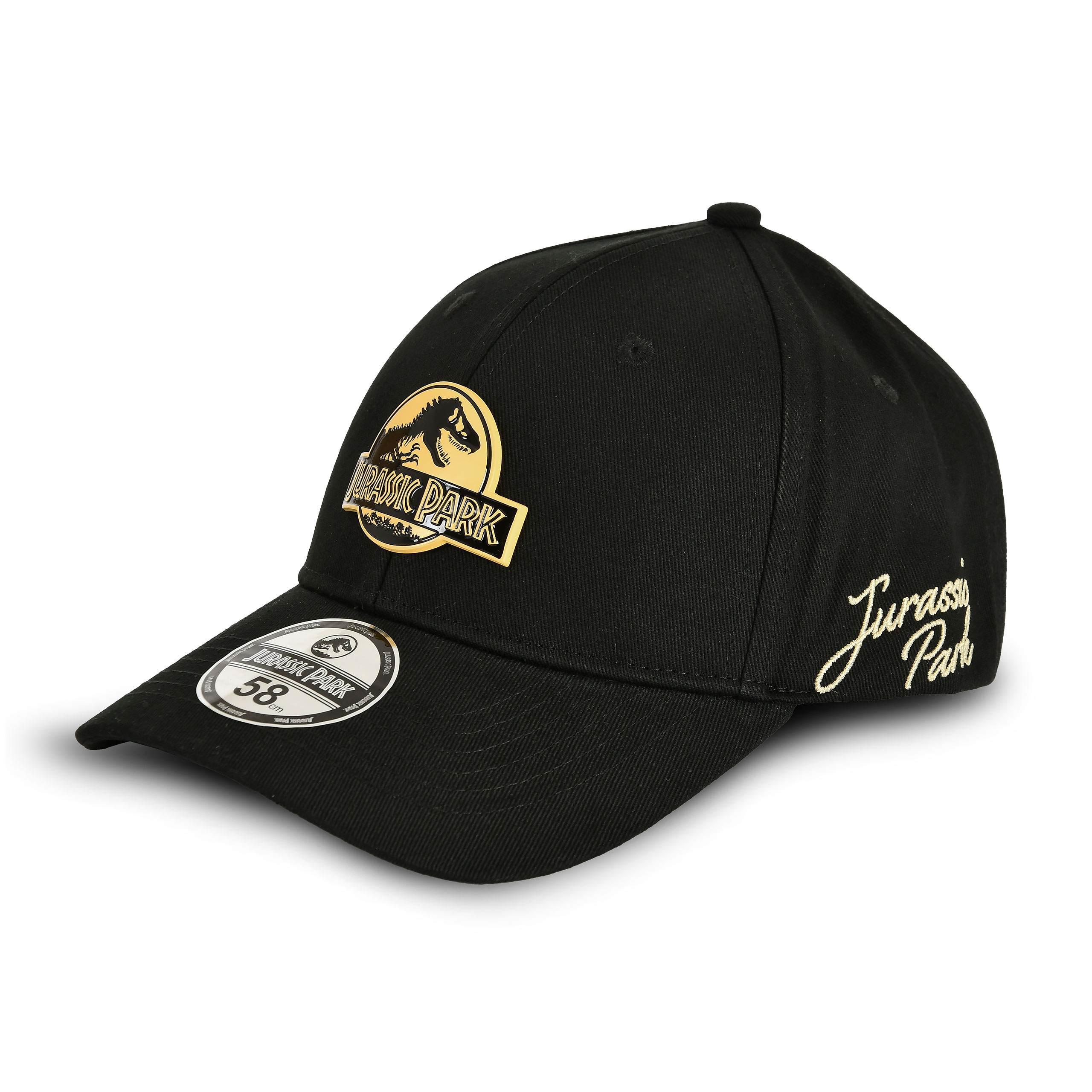 Jurassic Park - Metal Logo Baseball Cap