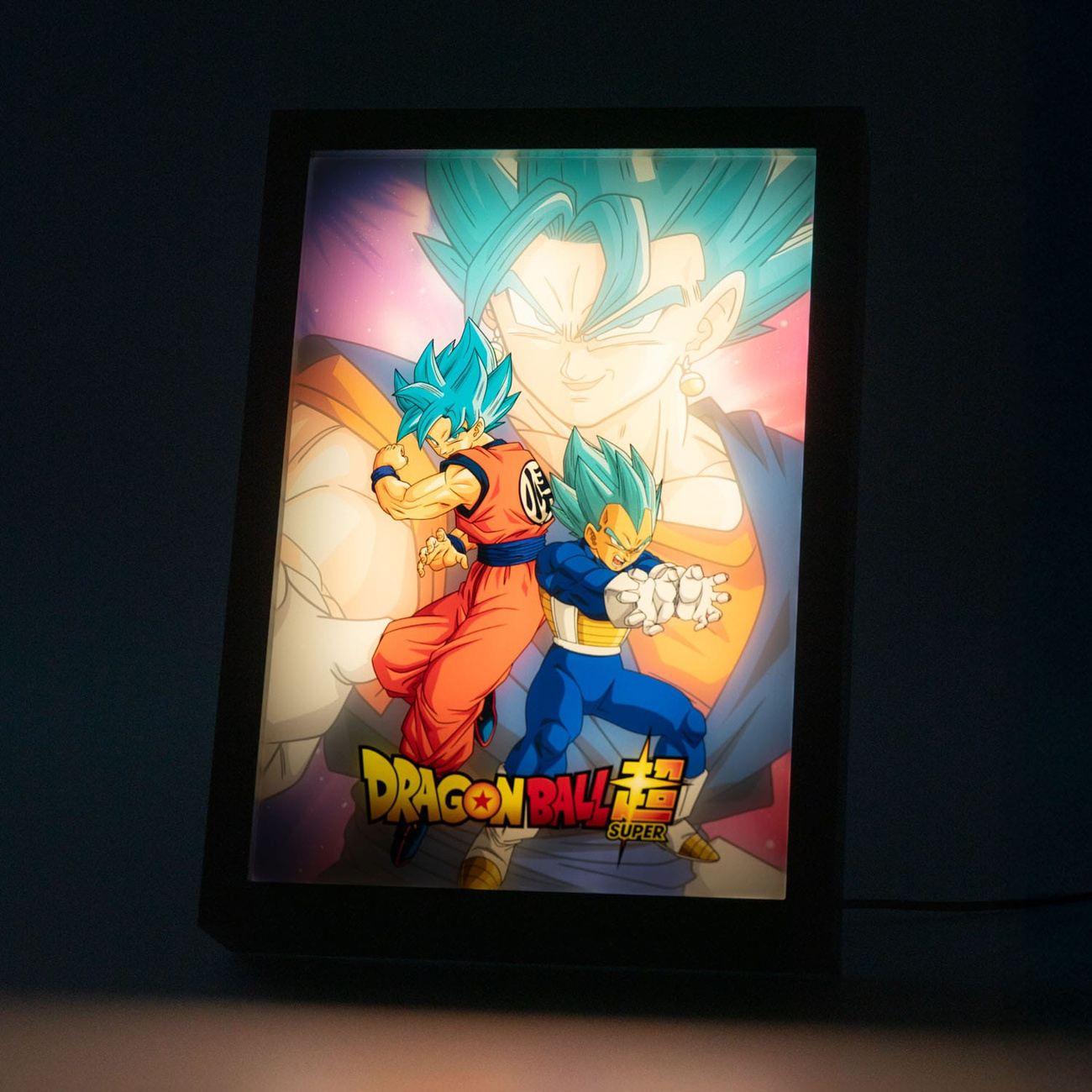 Dragon Ball Super podświetlany wydruk LED w ramie
