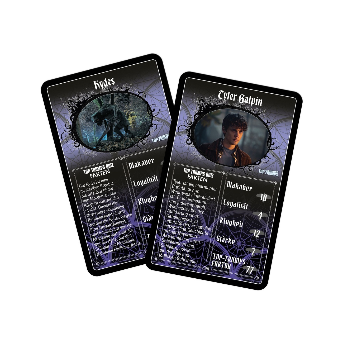 Wednesday Card Game Top Trumps *German Version*