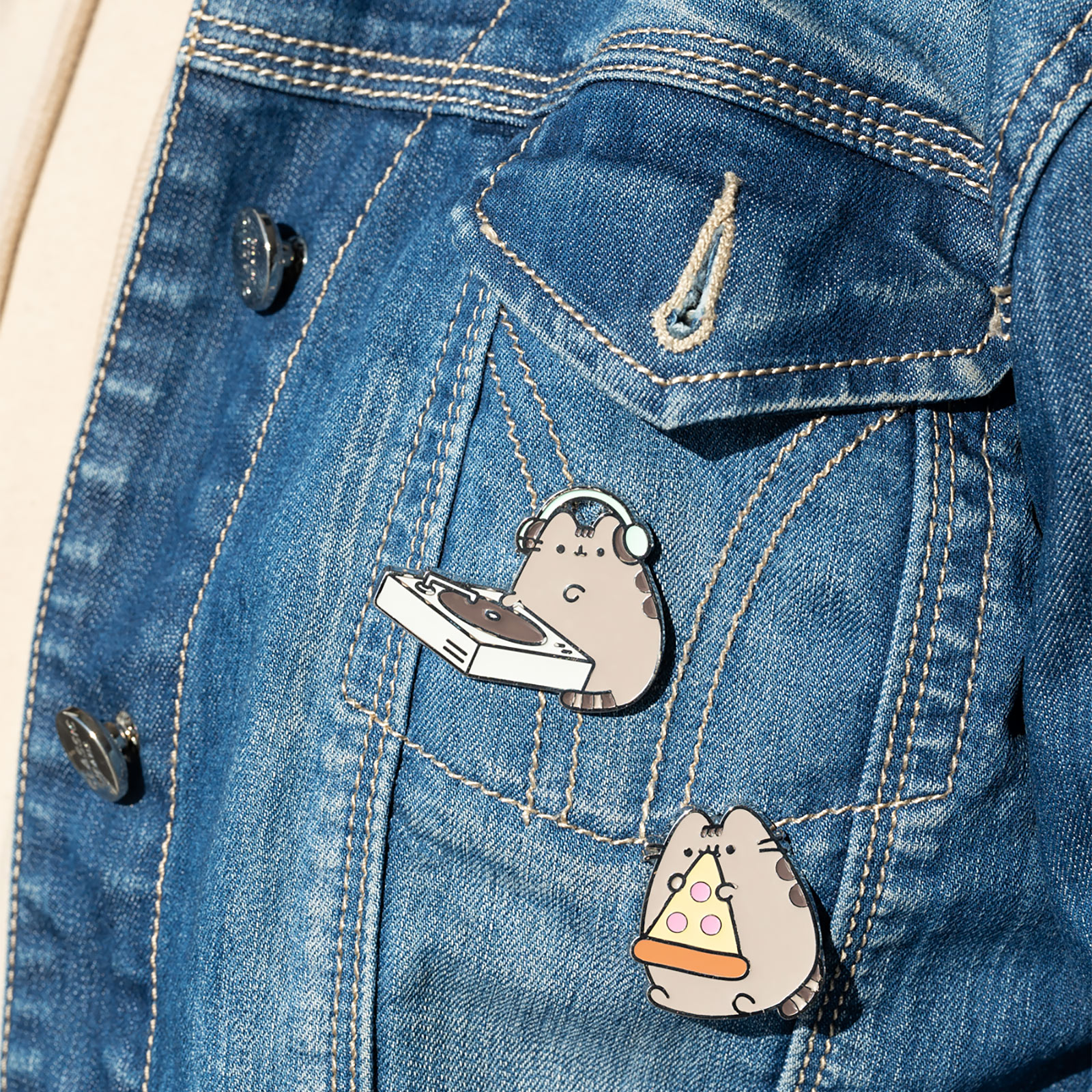 Pusheen - Conjunto de 4 Pins