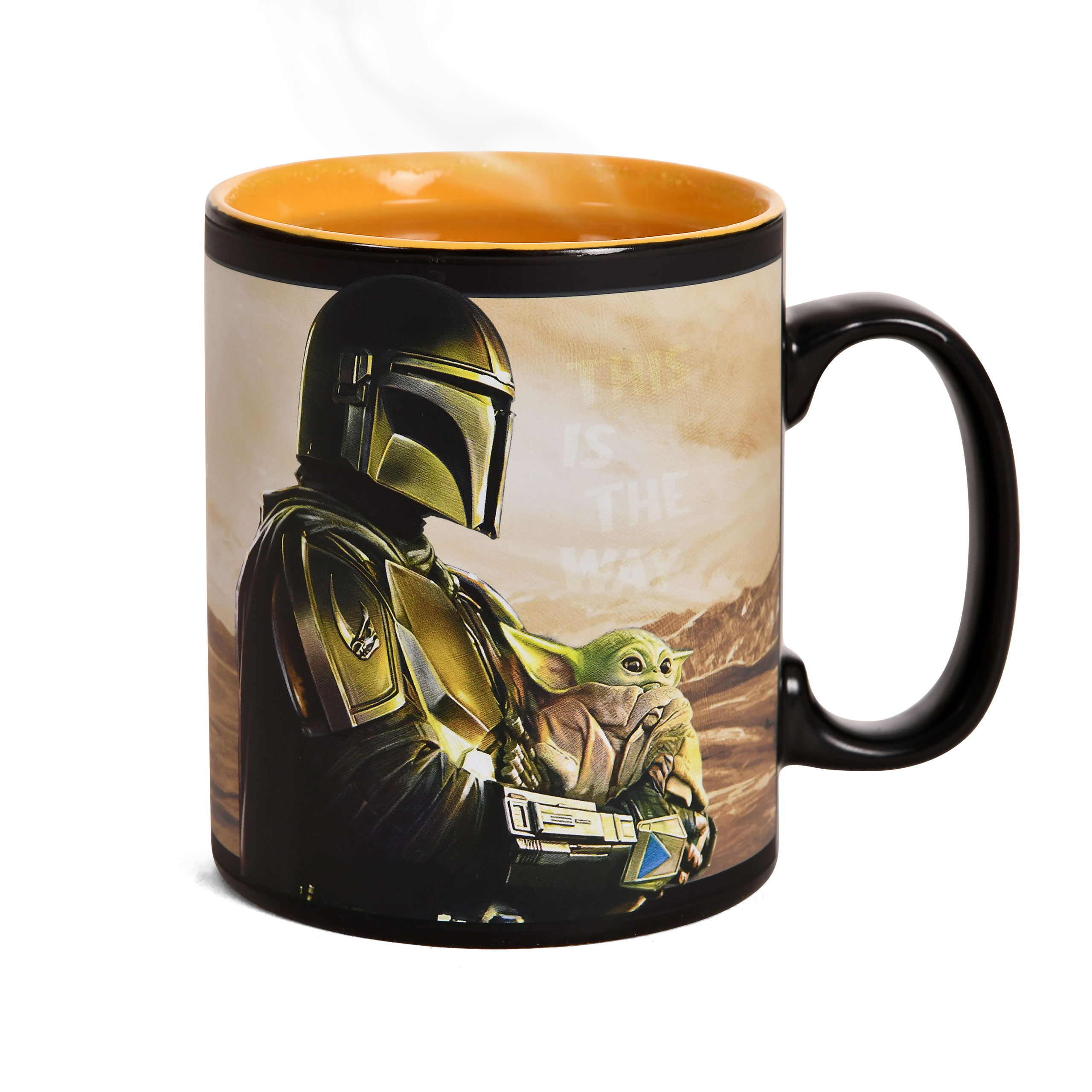 Mando with Grogu thermo effect cup - Star Wars The Mandalorian
