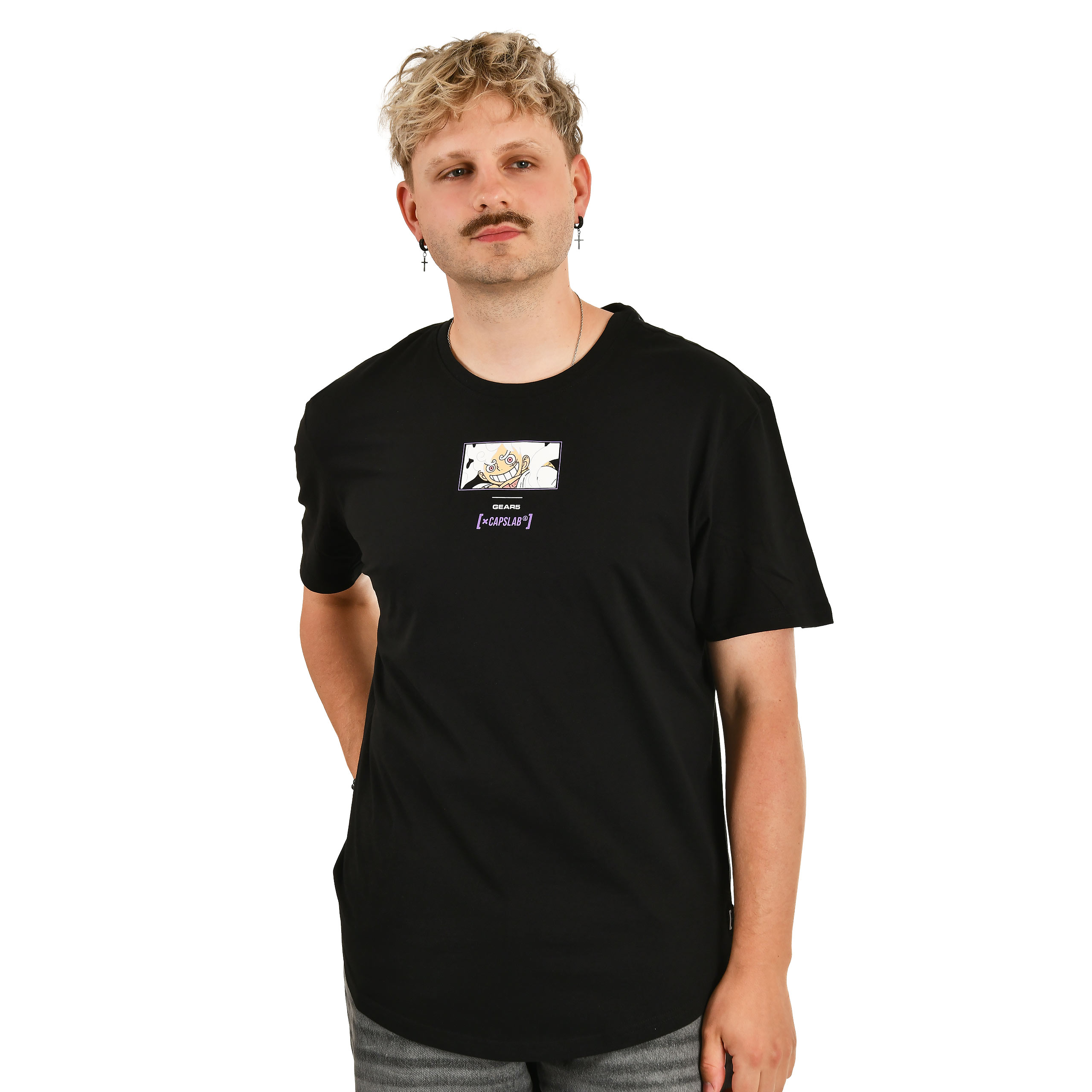 One Piece - Monkey D. Luffy Gear 5 T-Shirt Capslab noir