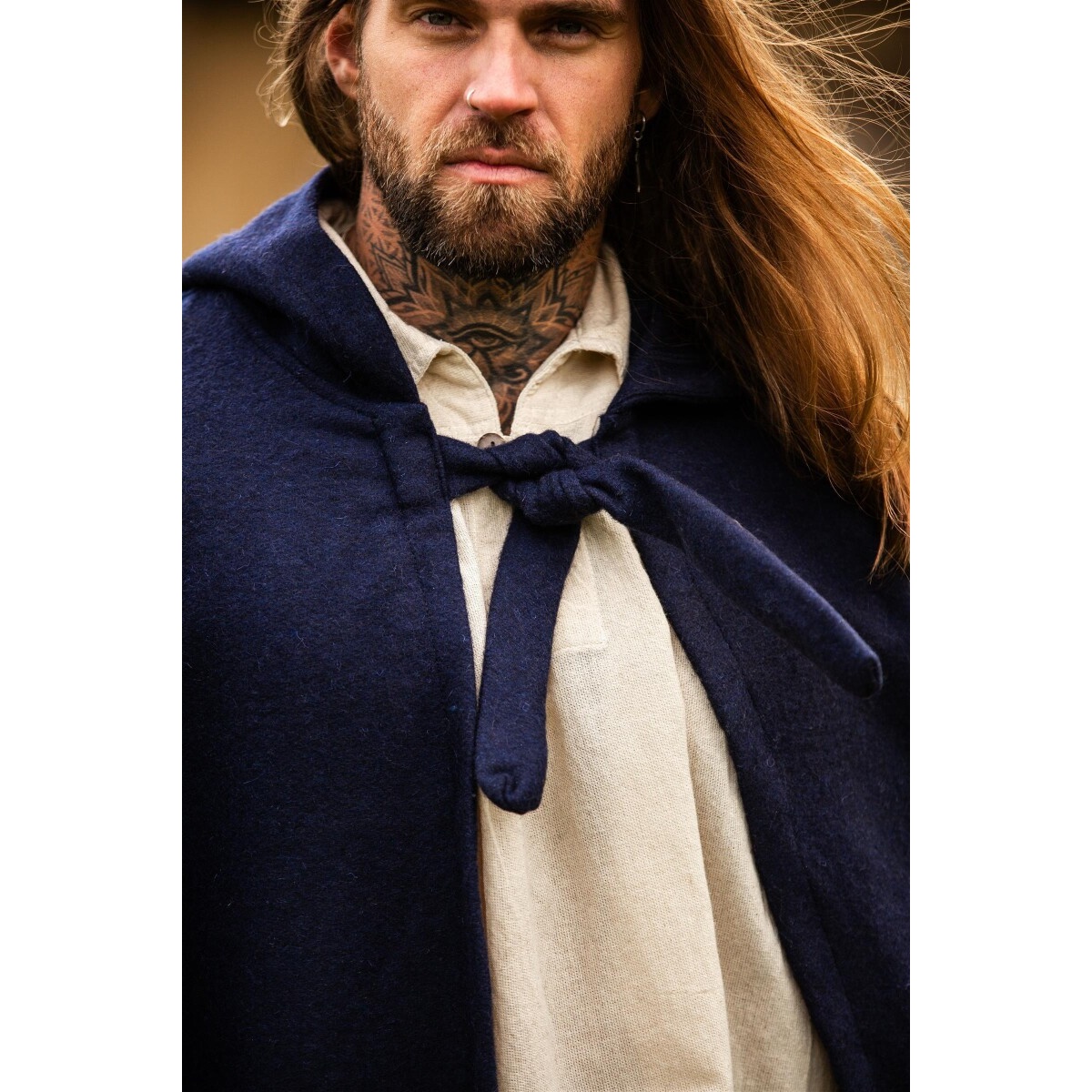 Mantello medievale in lana Hervir 131 cm