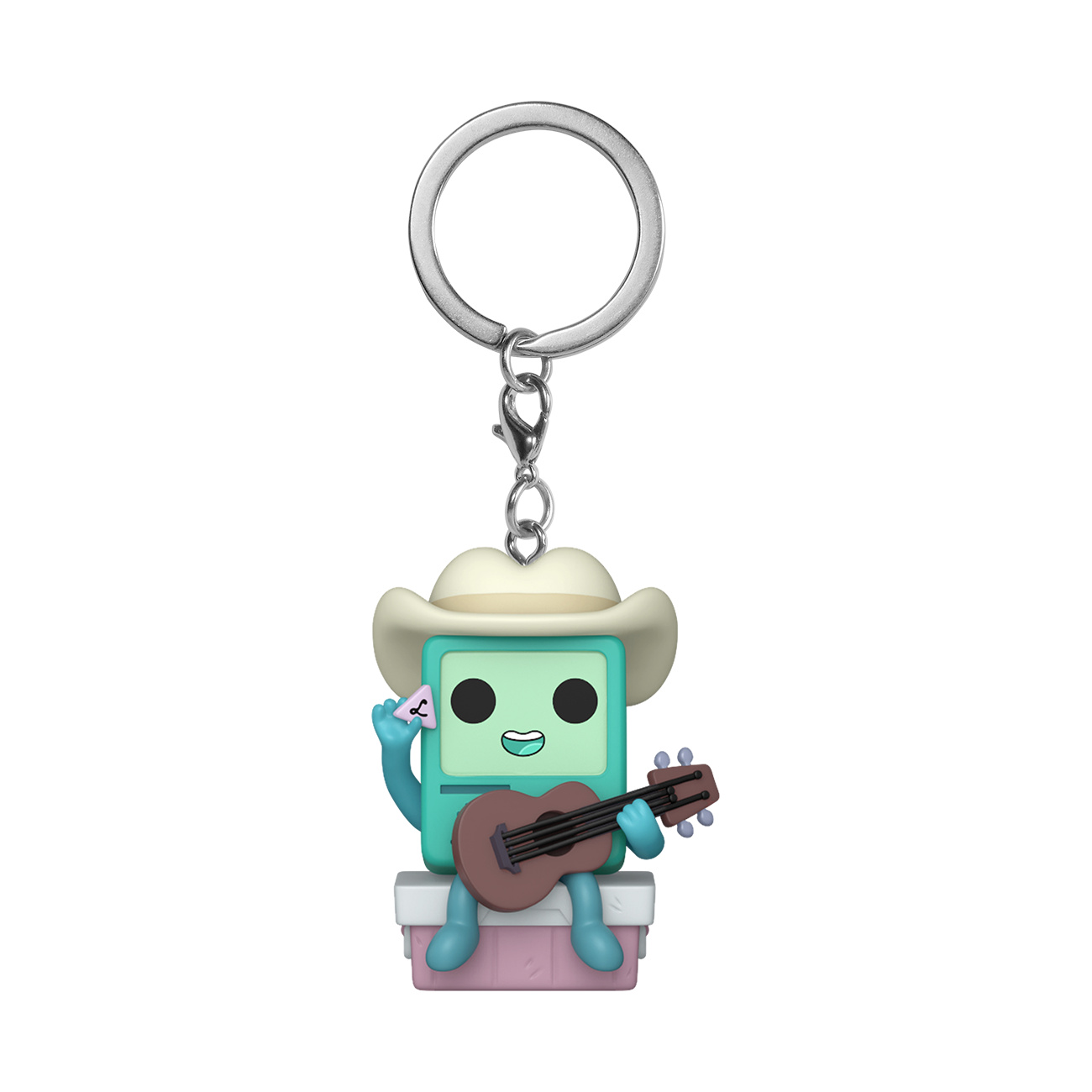 Adventure Time - Portachiavi Funko Pop Cowboy BMO con chitarra