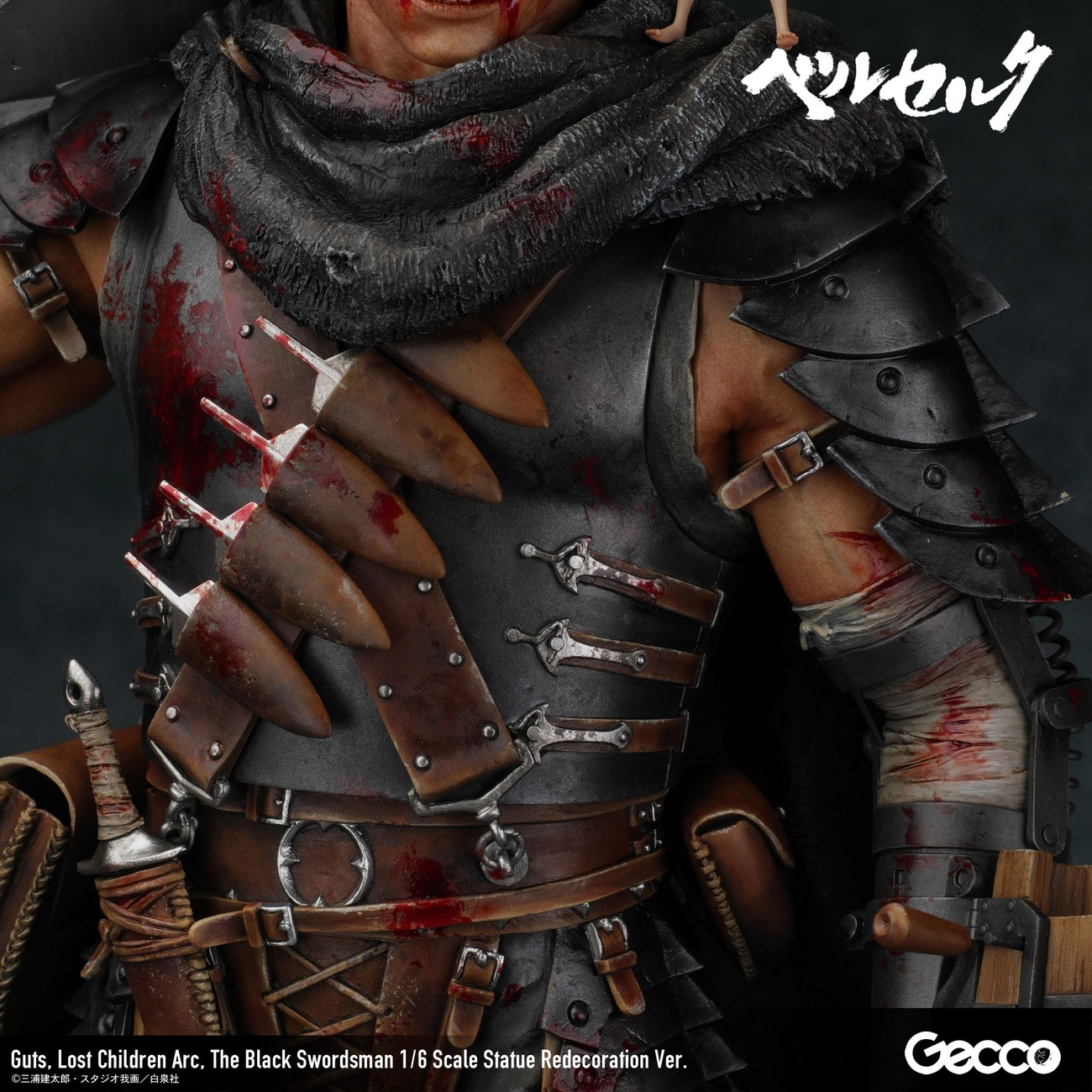 Berserk Staty 1/6 Guts Lost Children Arc The Black Swordsman Redecoration Ver. 38 cm