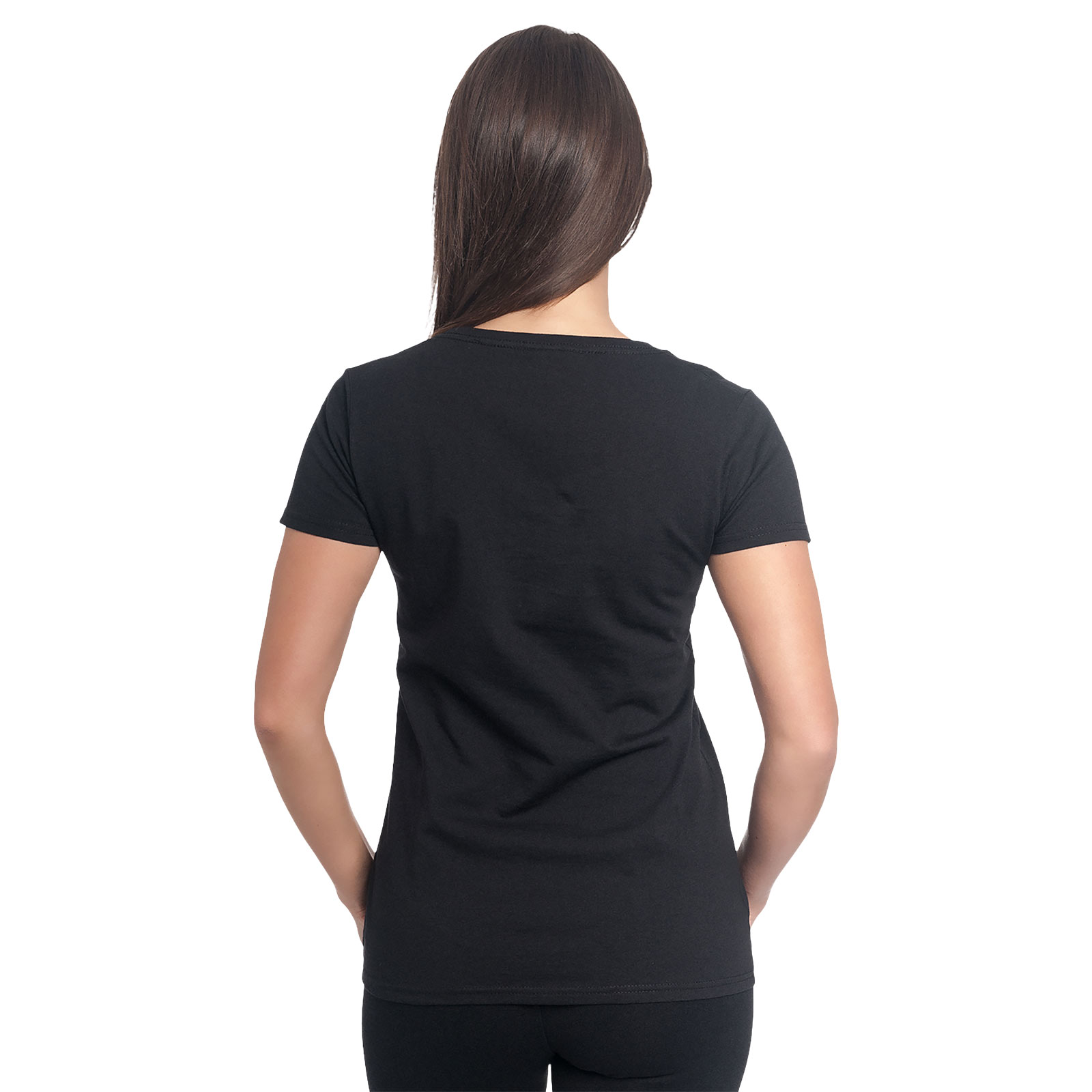 Lilo & Stitch - T-shirt Femme No Adult noir