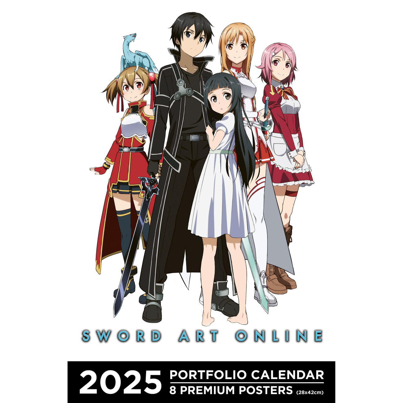 Sword Art Online Calendario Portfolio 2025 *Versión inglesa*