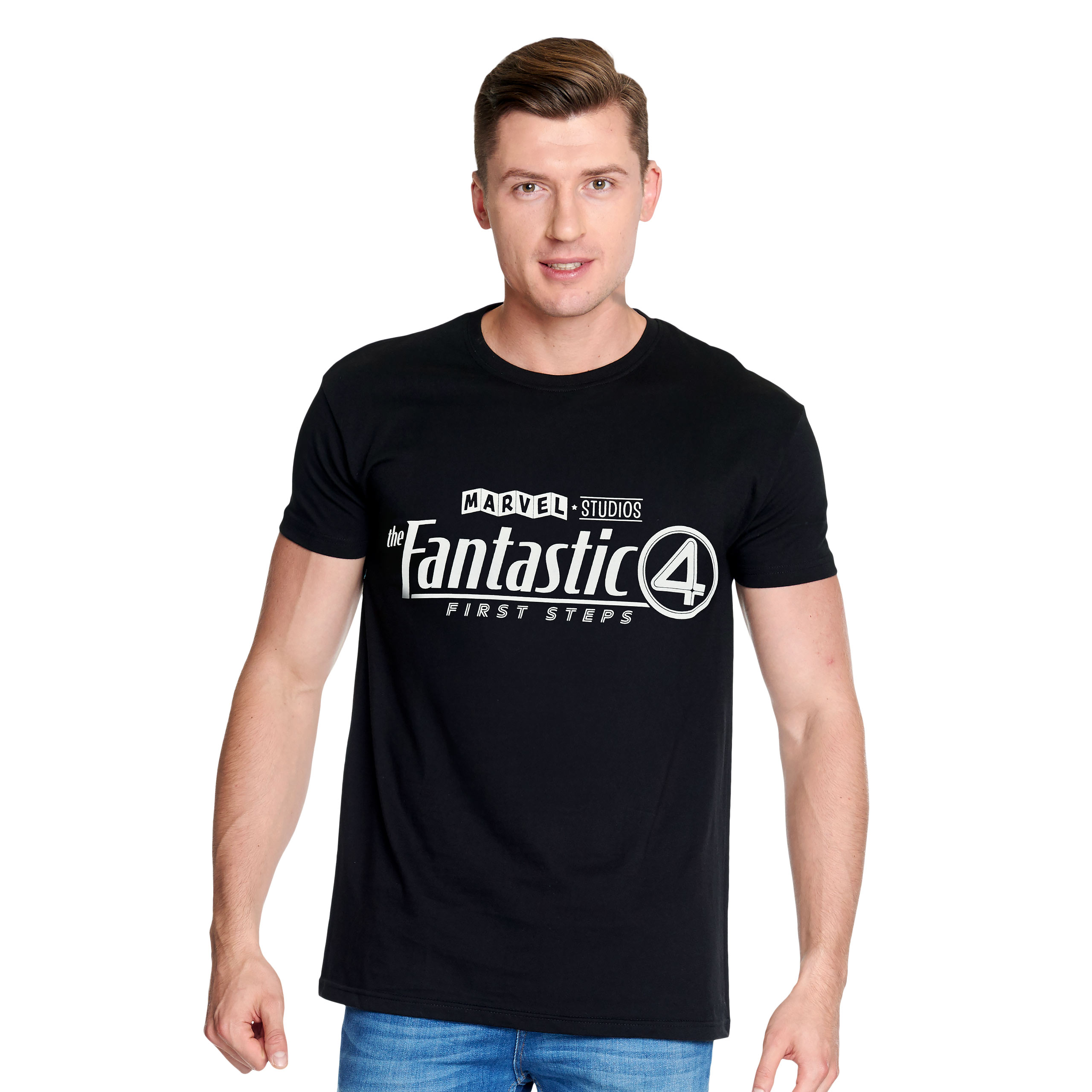 Fantastic Four - T-Shirt Logo Nera