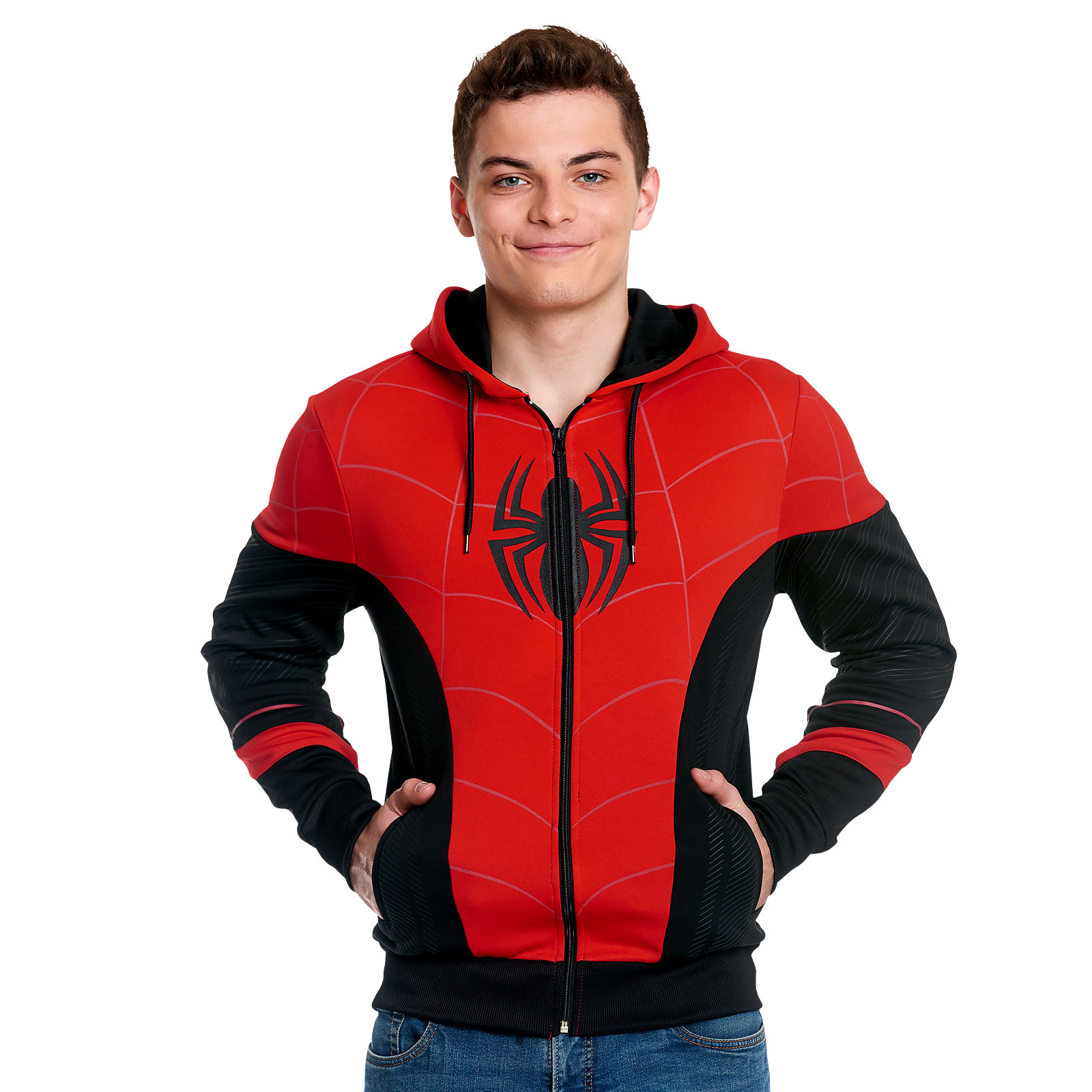 Spider-Man - Red & Black Suit Hoodie