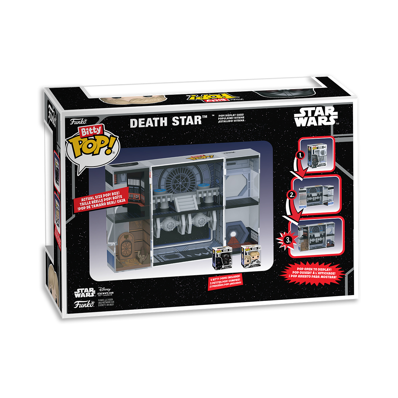 Star Wars - Todesstern Funko Bitty Pop Display mit 2 Figuren
