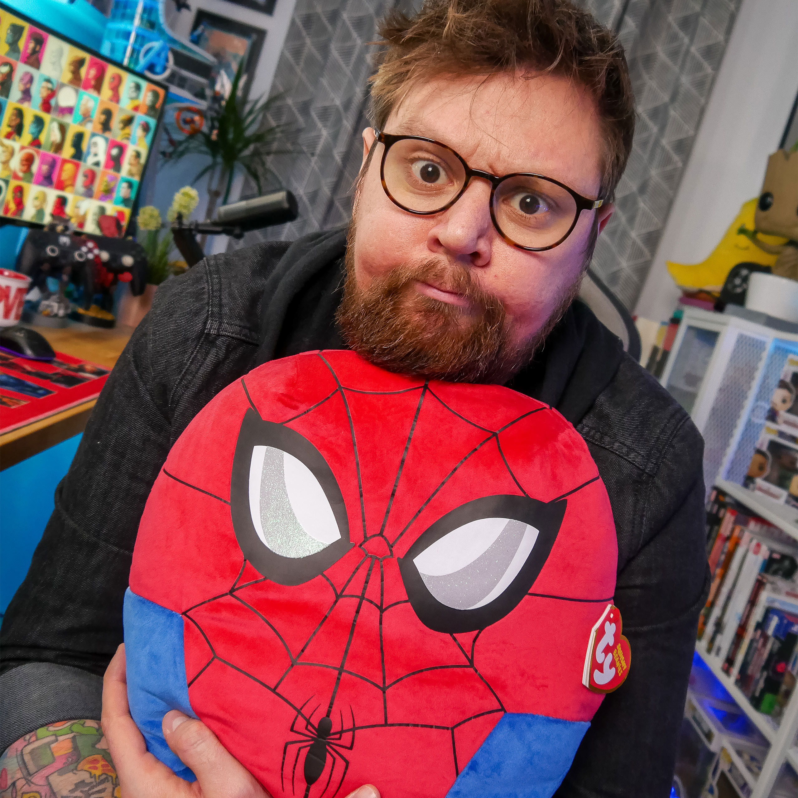 Spider-Man Squishy Beanies Plüsch Kissen 35cm - Marvel