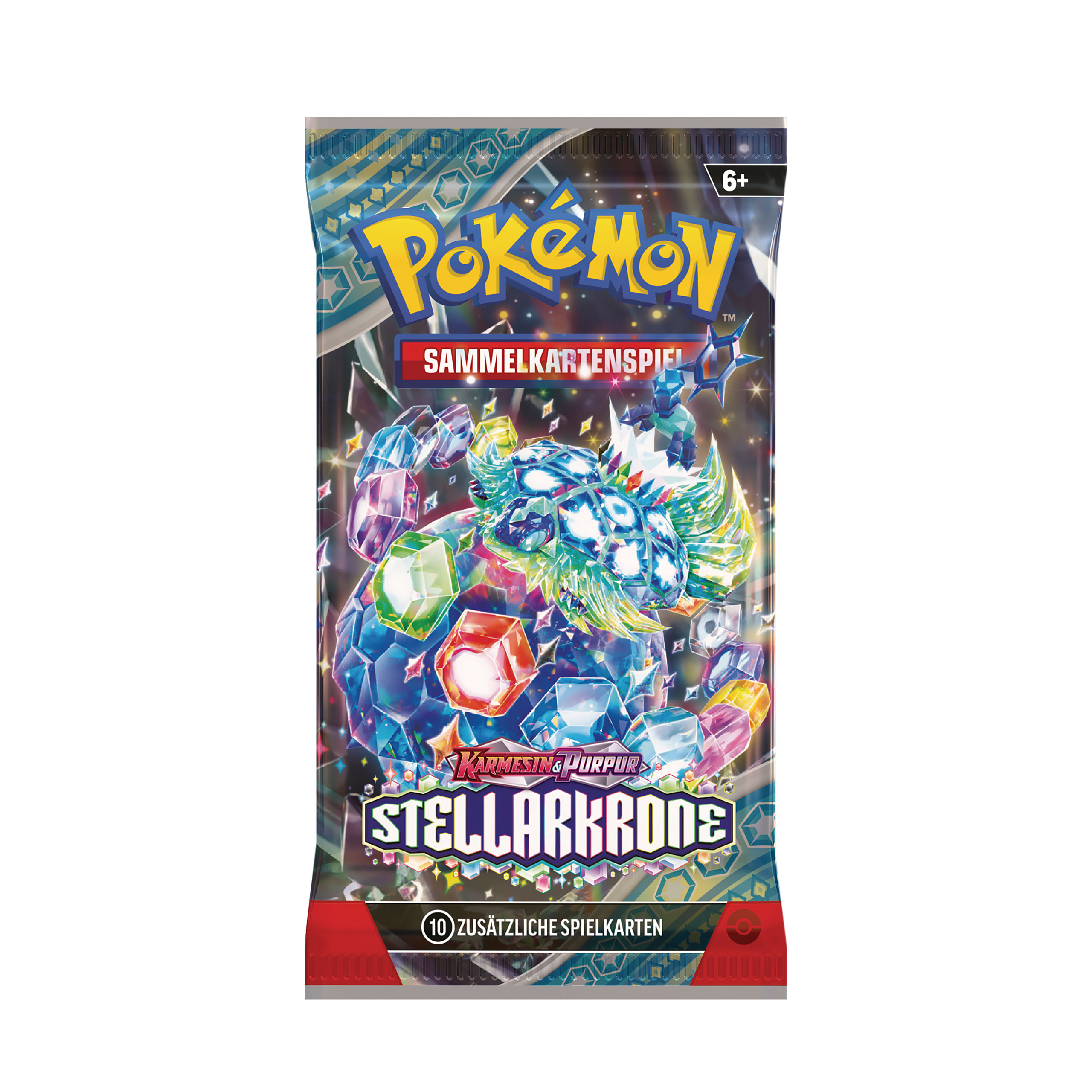 Pokemon - Crimson & Purple Stellar Crown Collectible Cards Booster