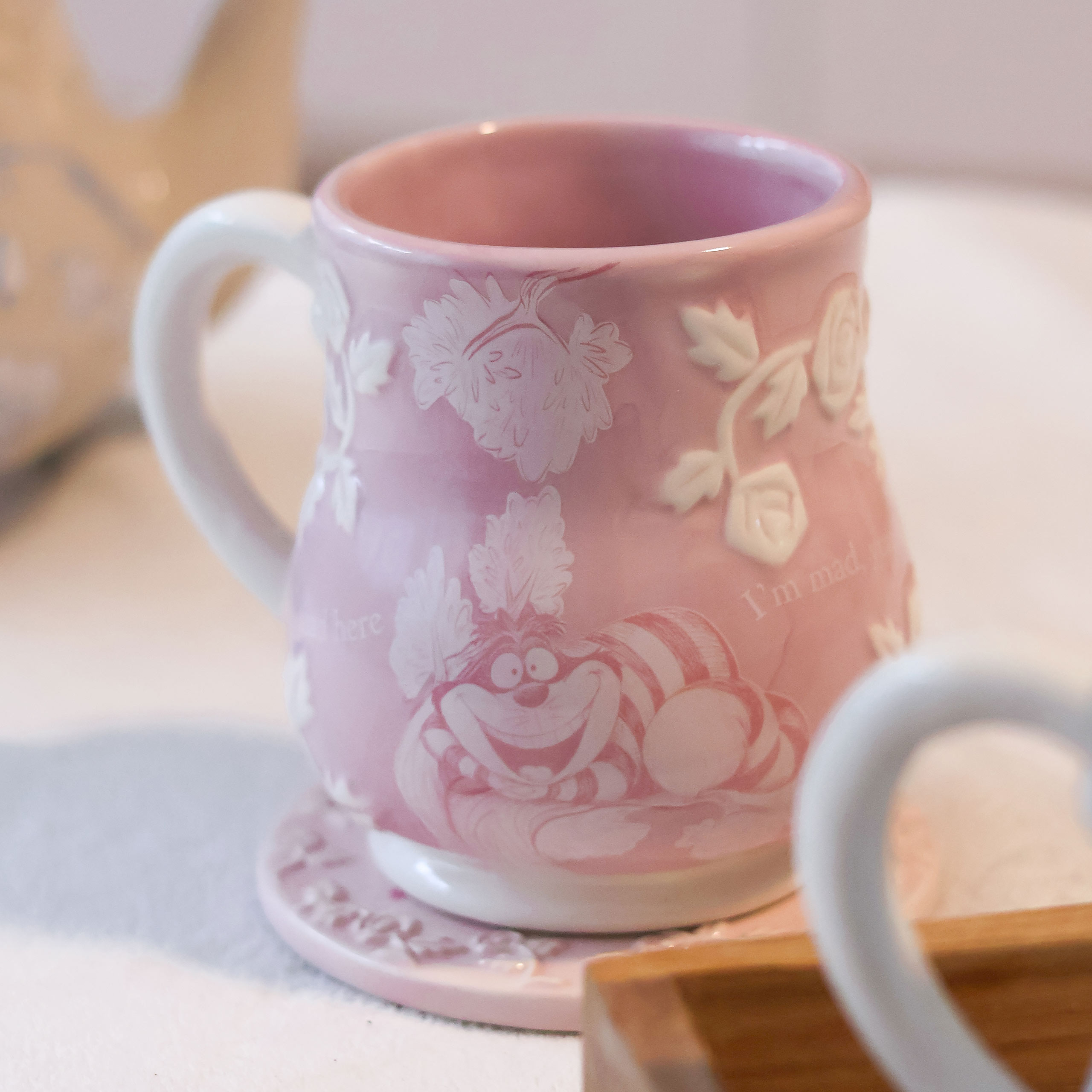 Alice au Pays des Merveilles - Tasse Relief du Chat du Cheshire