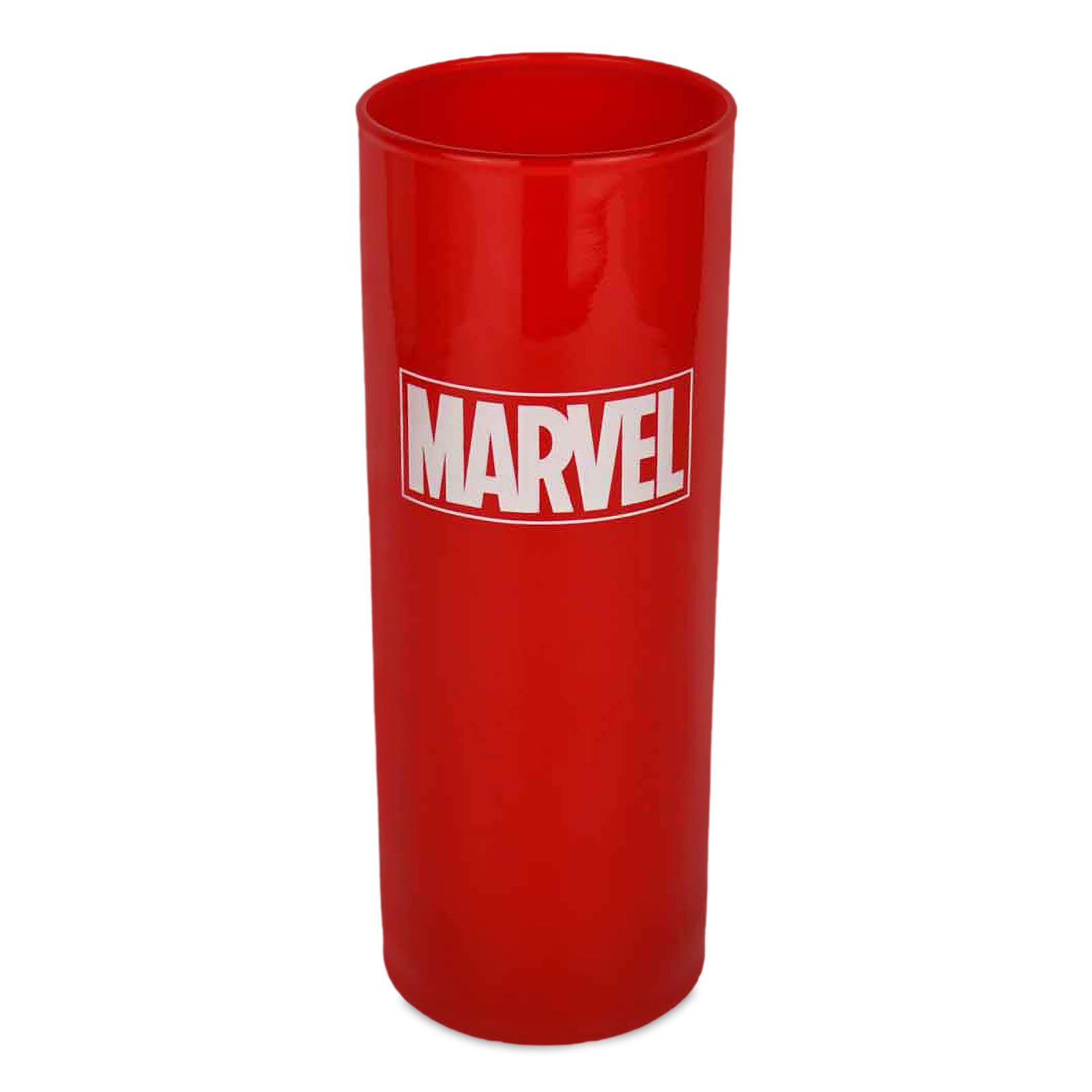 Marvel Logo Glass red