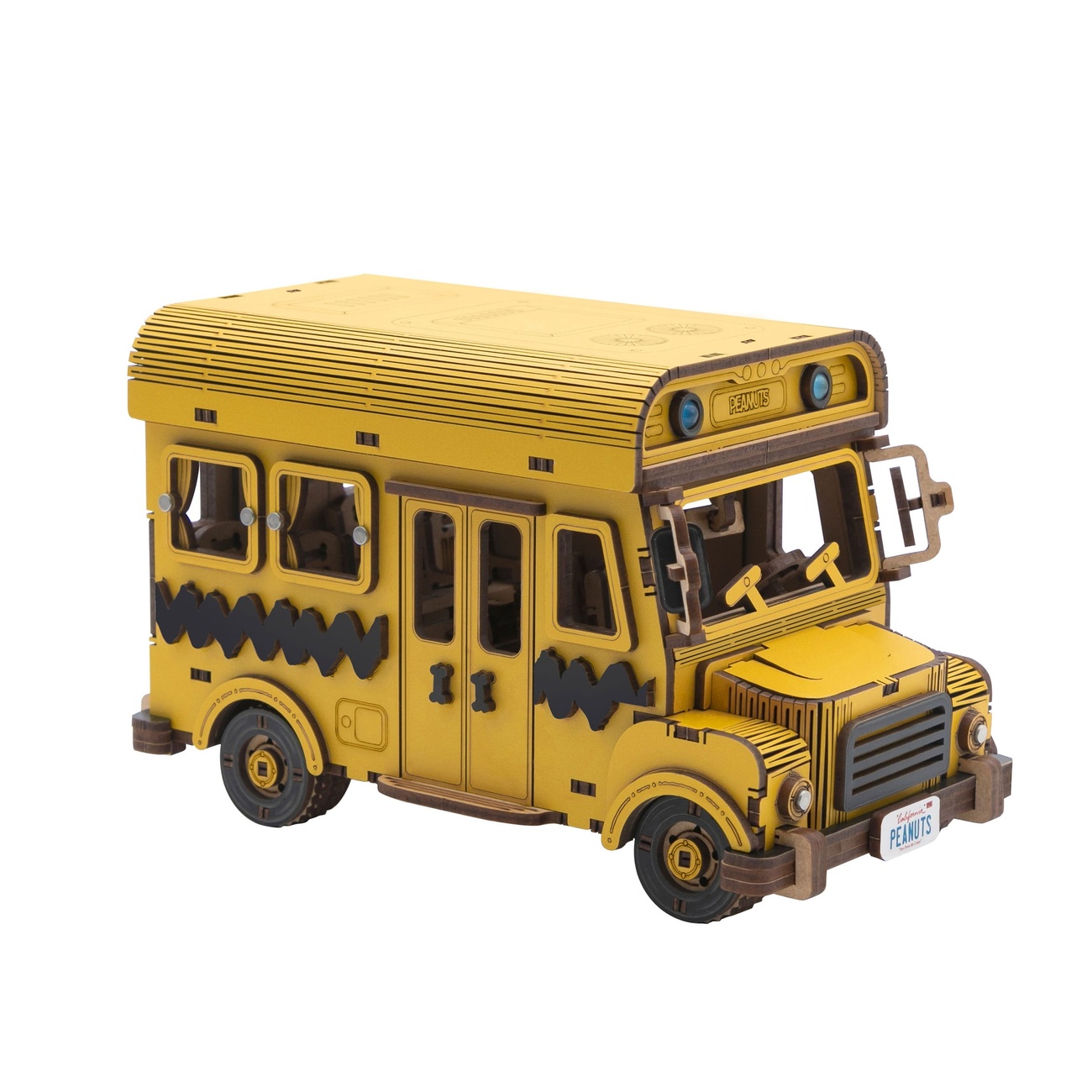 Peanuts Puremind Set de Construction School Bus