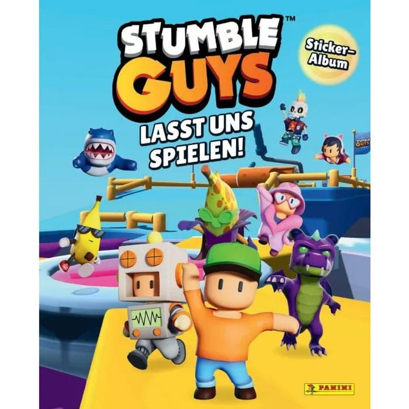 Stumble Guys: Lasst uns spielen! Sticker Collection Album *Deutsche Version*