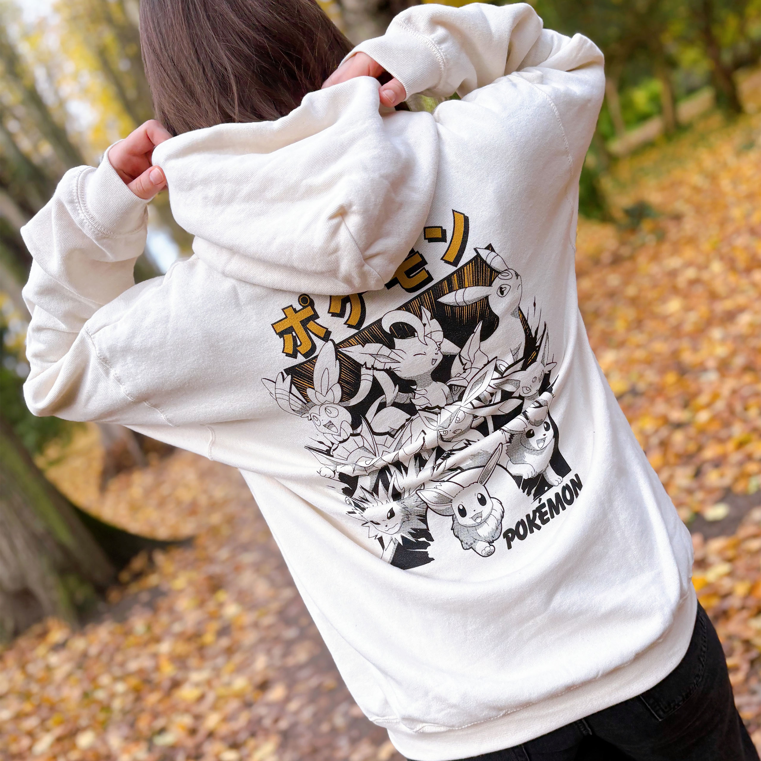 Pokémon - Eevee Evolution Katakana Hoodie