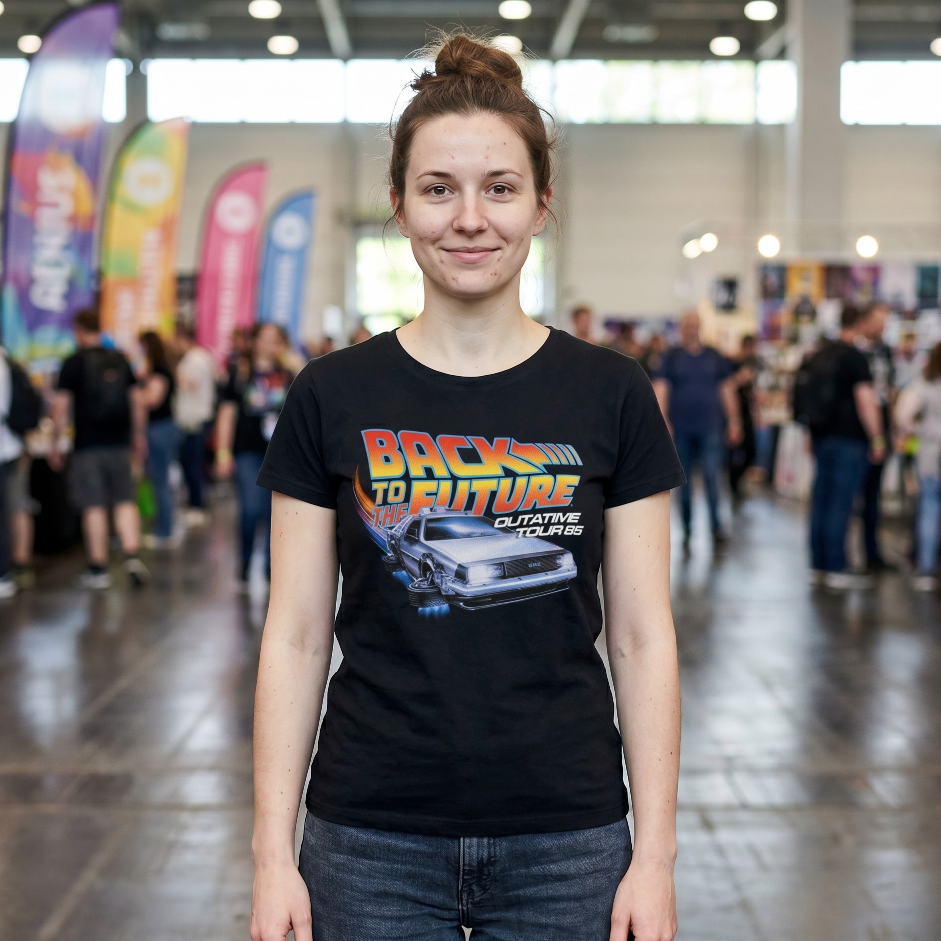 Tillbaka till framtiden - Outatime Tour T-shirt svart
