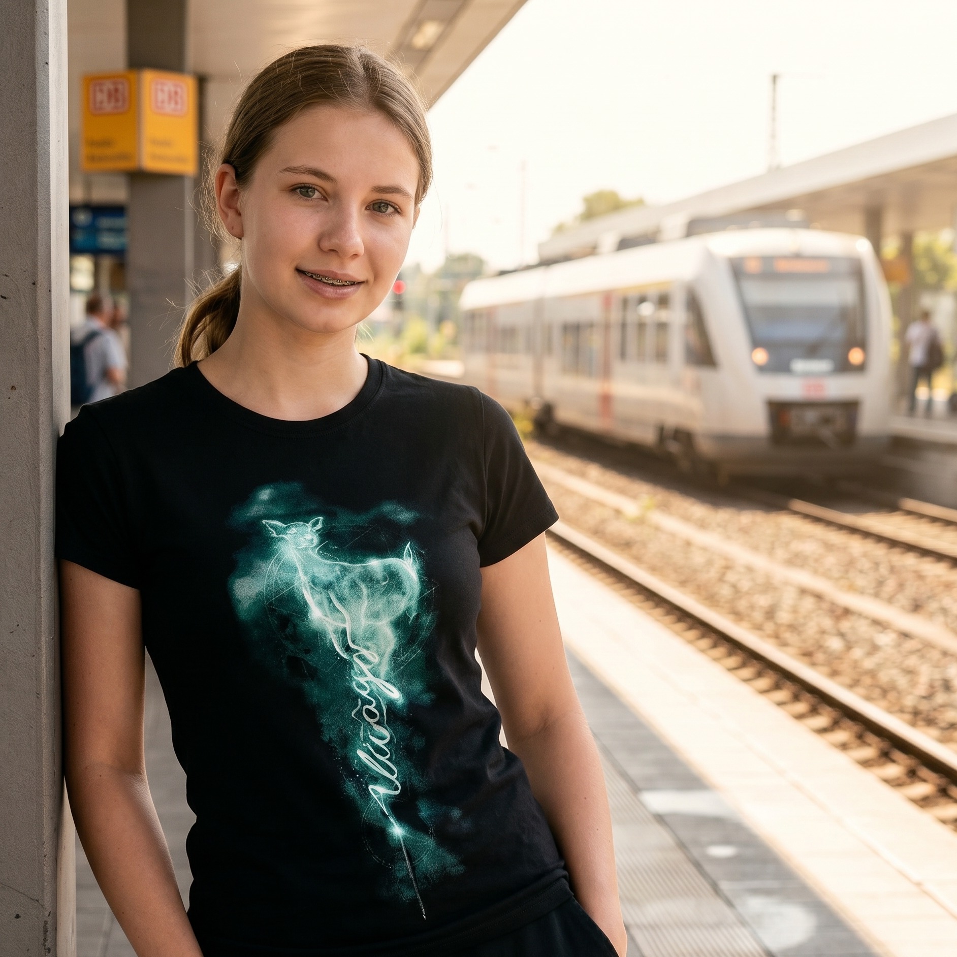 Snape Patronus Always T-Shirt Damen schwarz - Harry Potter
