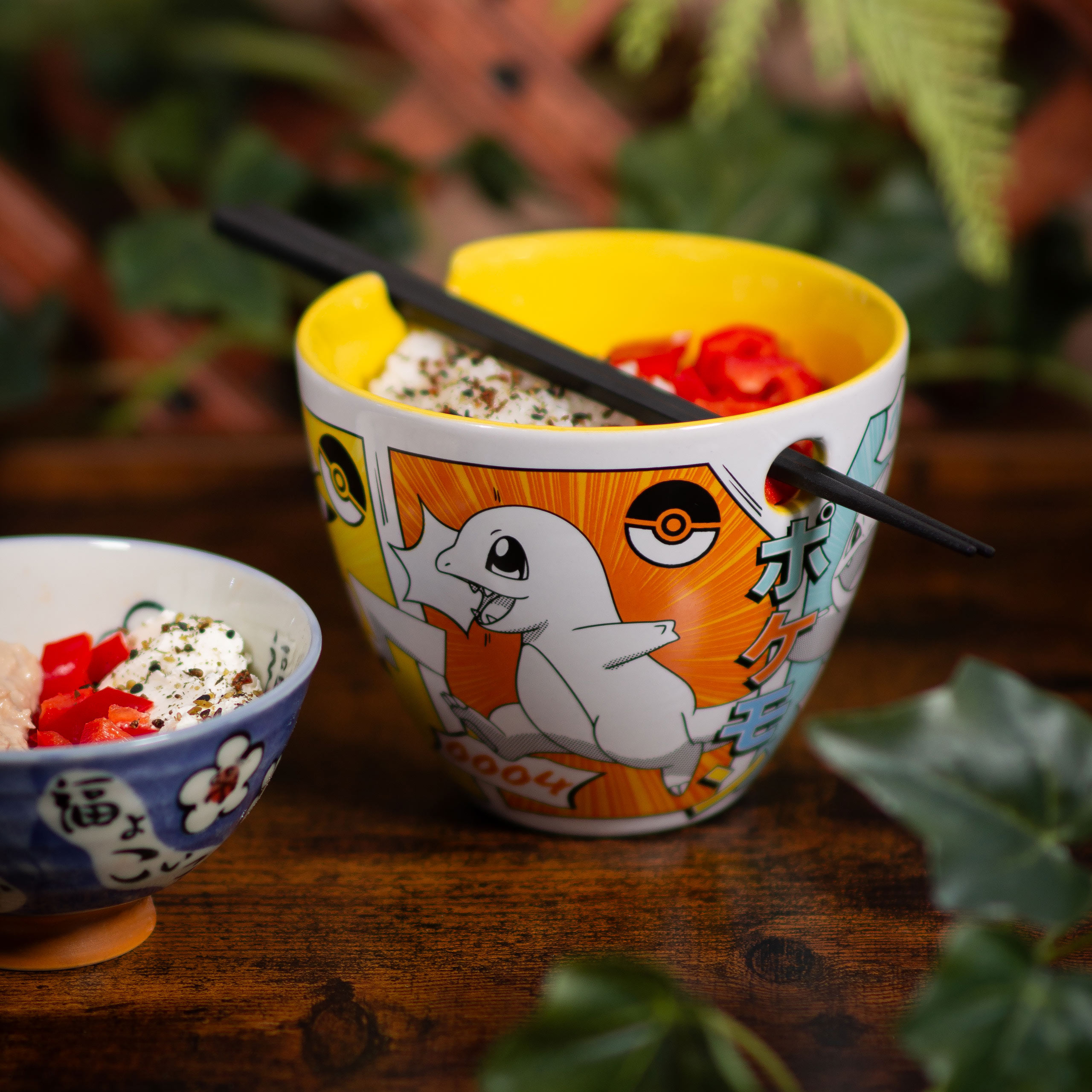 Pokémon - Ciotola ramen Starters con bacchette