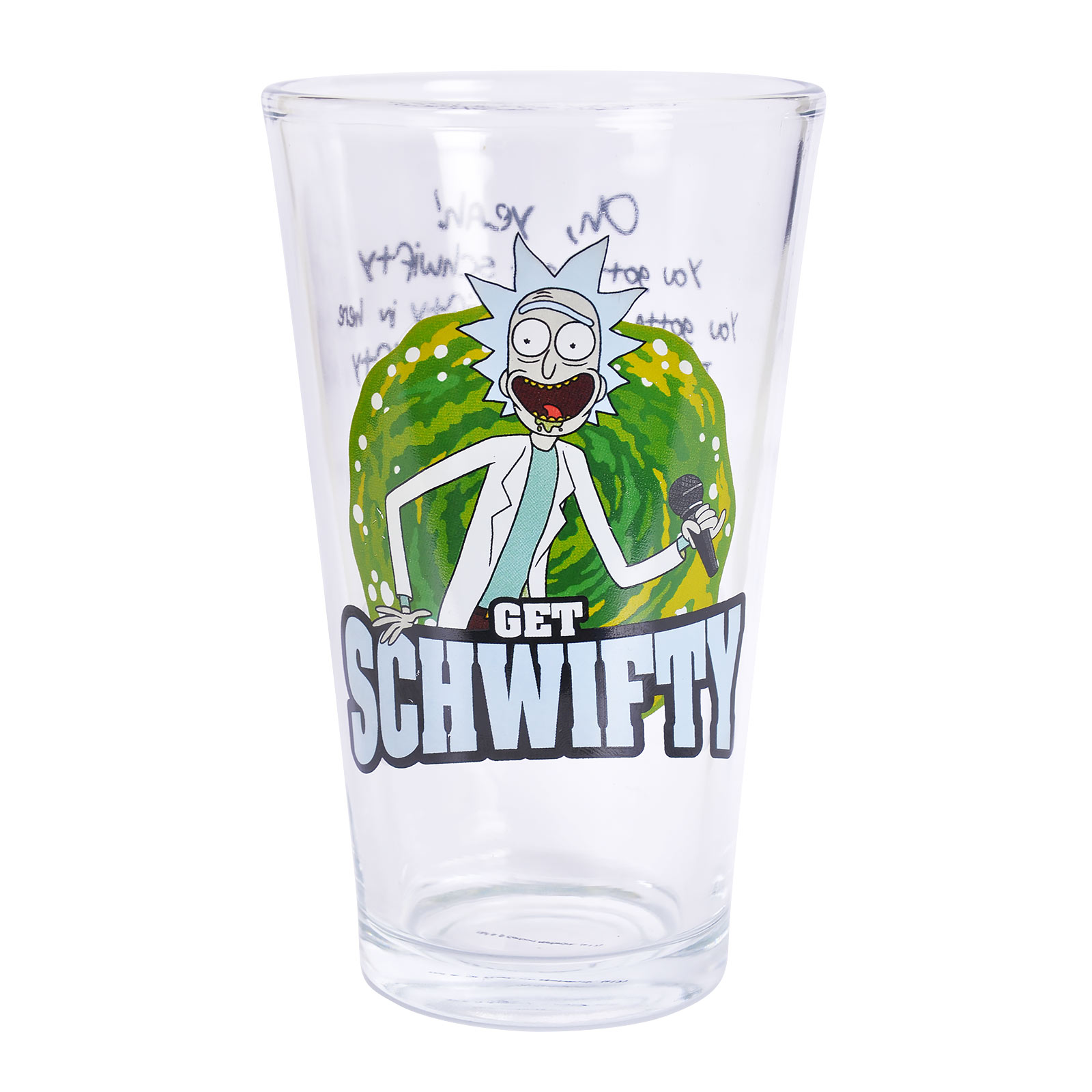 Rick en Morty - Get Schwifty Glas