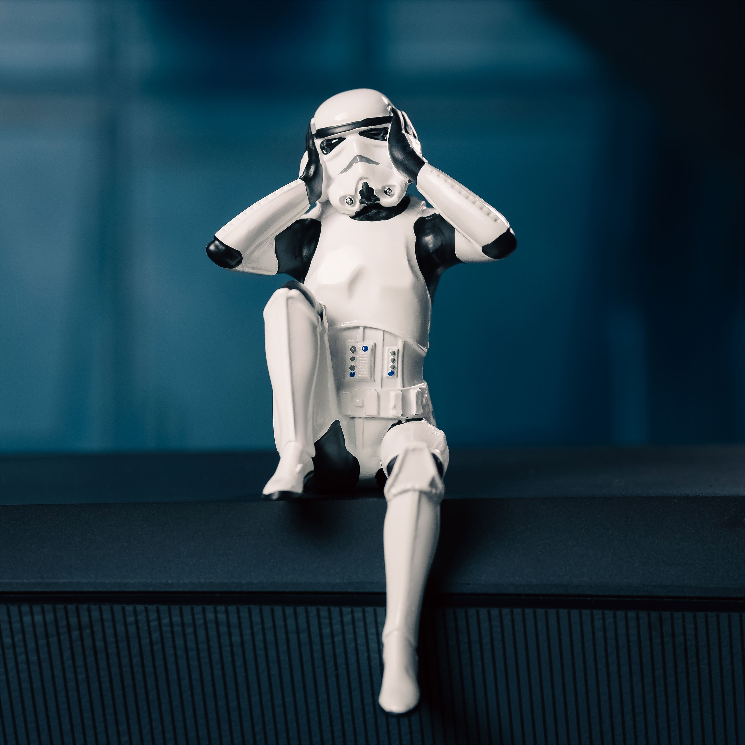 Original Stormtrooper Don't See Hear Speak Figure Set Sitting