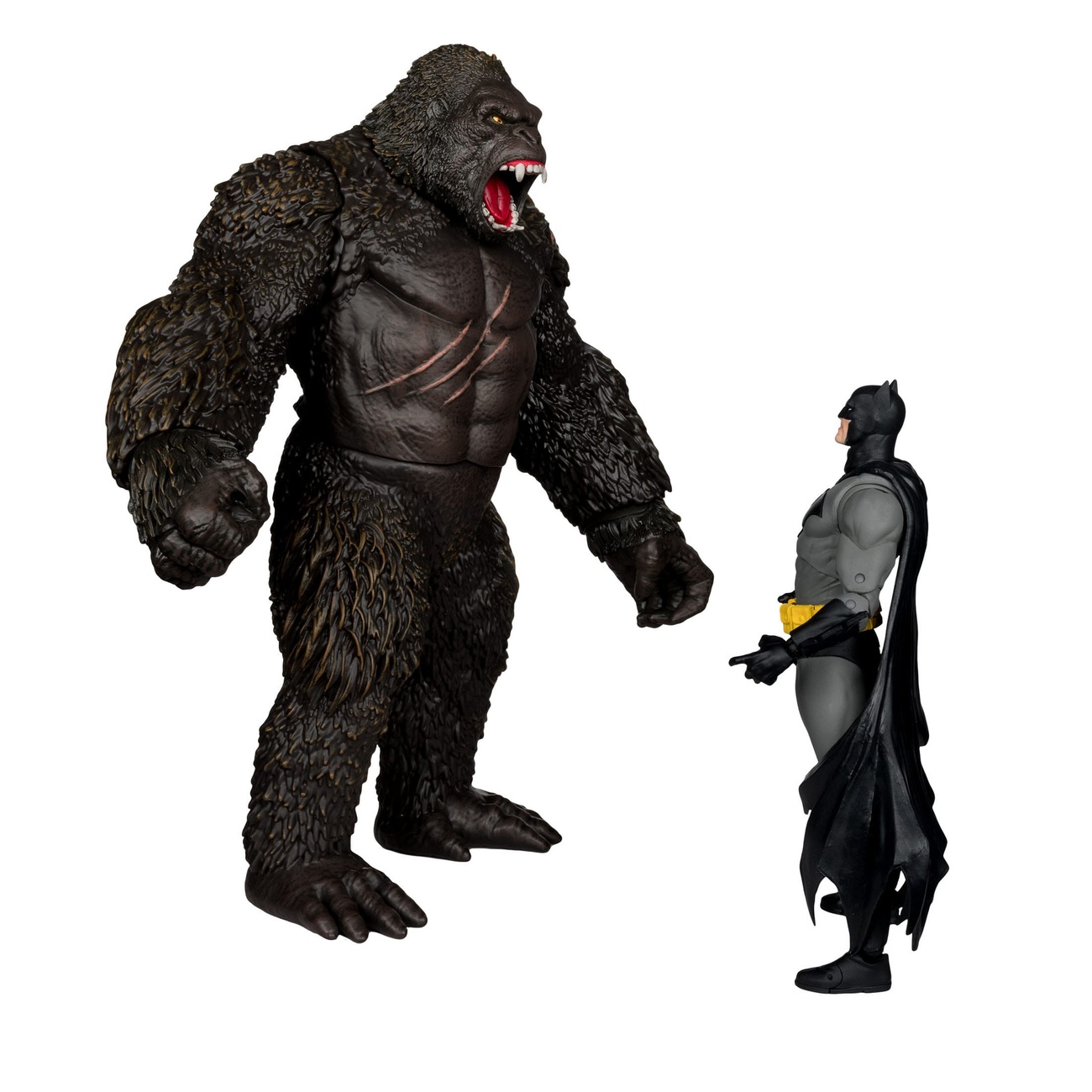 DC Justice League Monsterverse DC Multiverse Lot de 2 figurines articulées Batman & Kong 29 cm