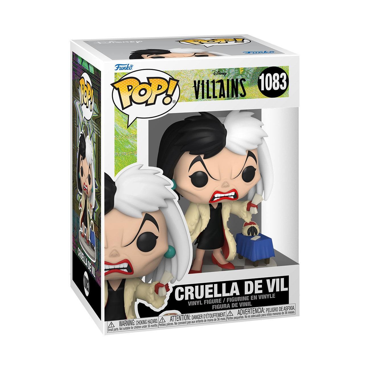 Disney: Villains POP! Disney Vinyl Figure Cruella de Vil 9 cm