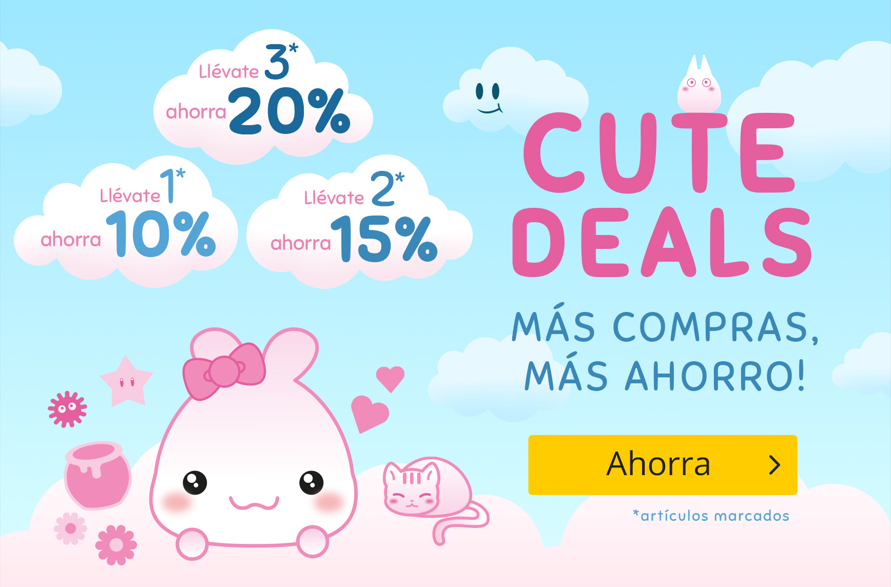 Cute Deals - Más compras, más ahorro