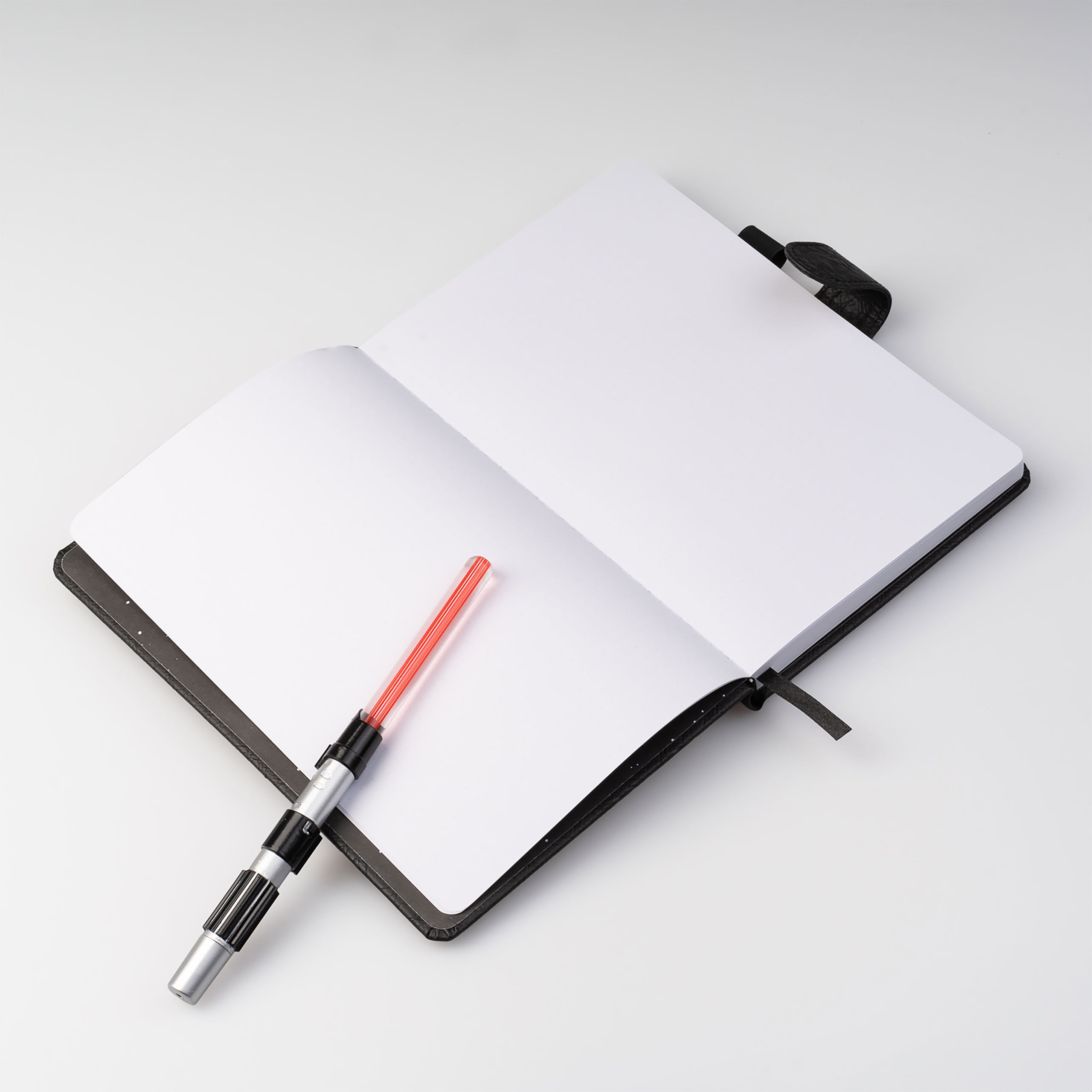 Darth Vader Notizbuch mit Lichtschwert Stift - Star Wars