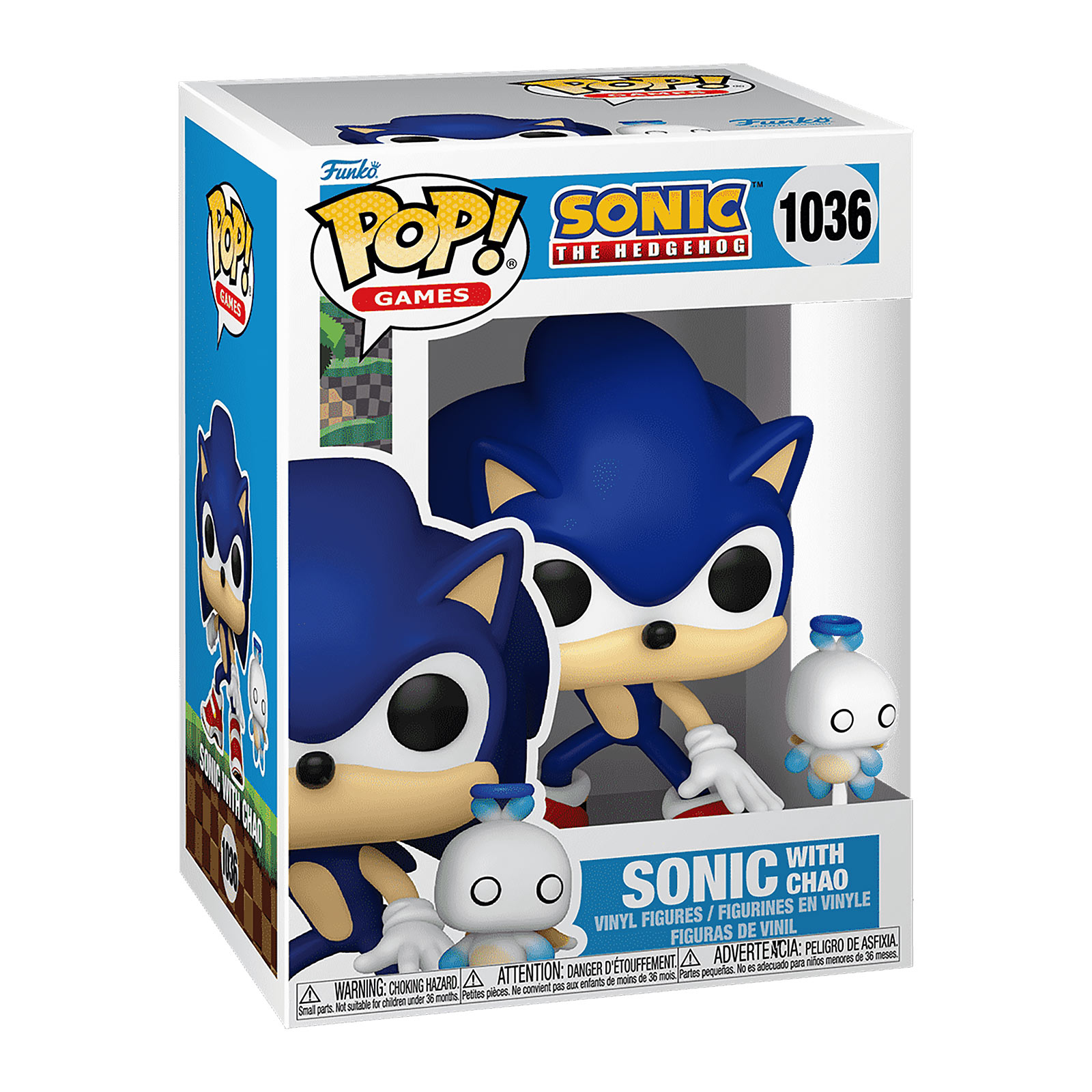 Sonic with Hero Chao Funko Pop Figure - Sonic the Hedgehog