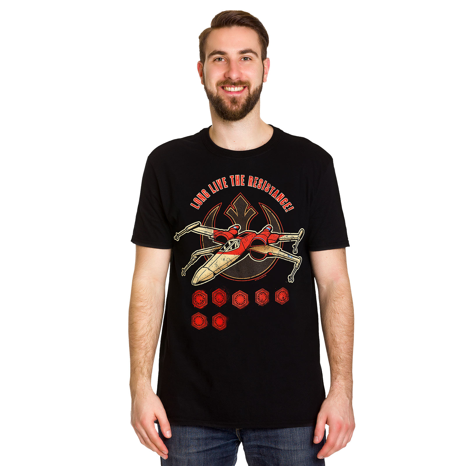 Star Wars - Long Live The Resistance T-Shirt noir