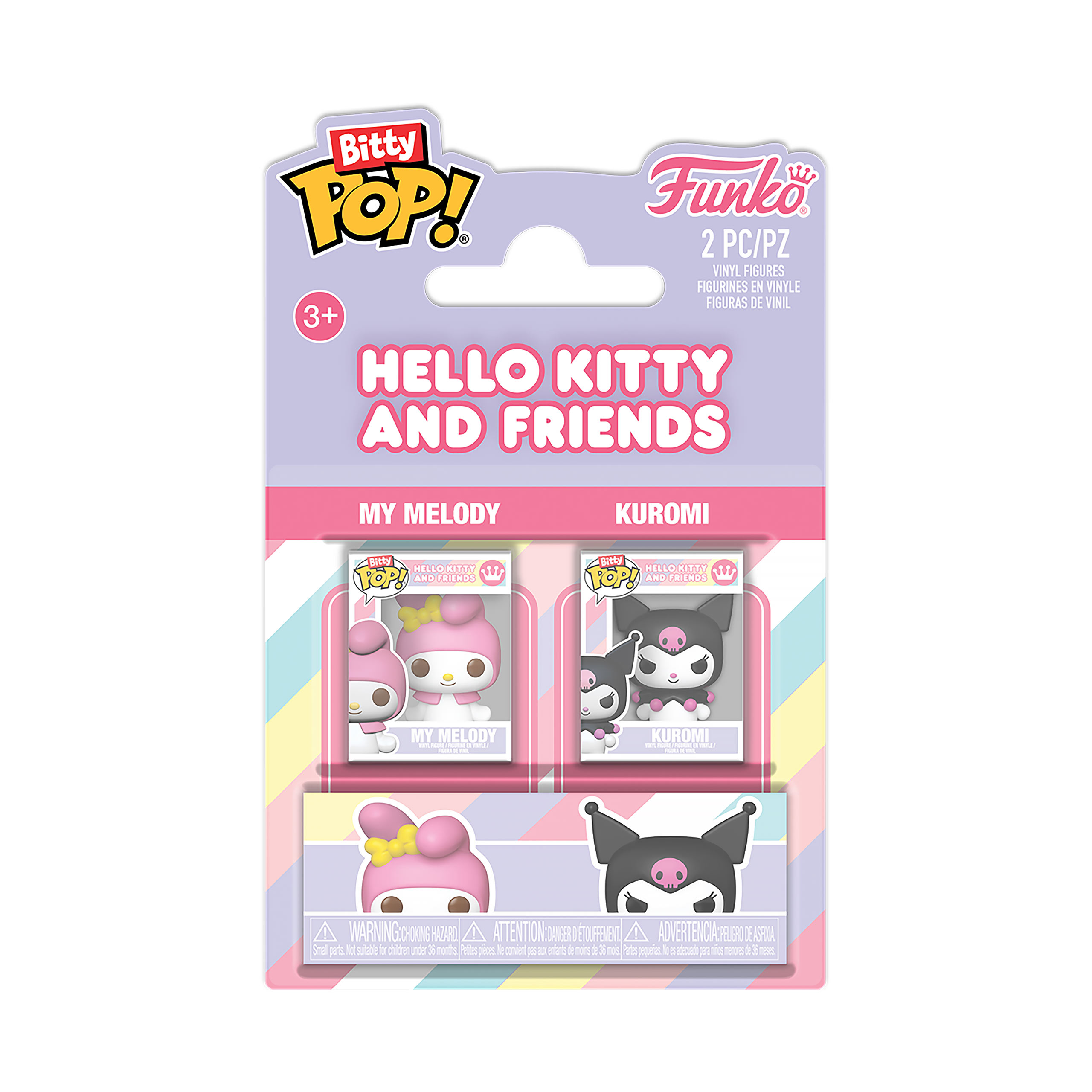 Sanrio - My Melody en Kuromi Funko Bitty Pop 2-pack figuurset
