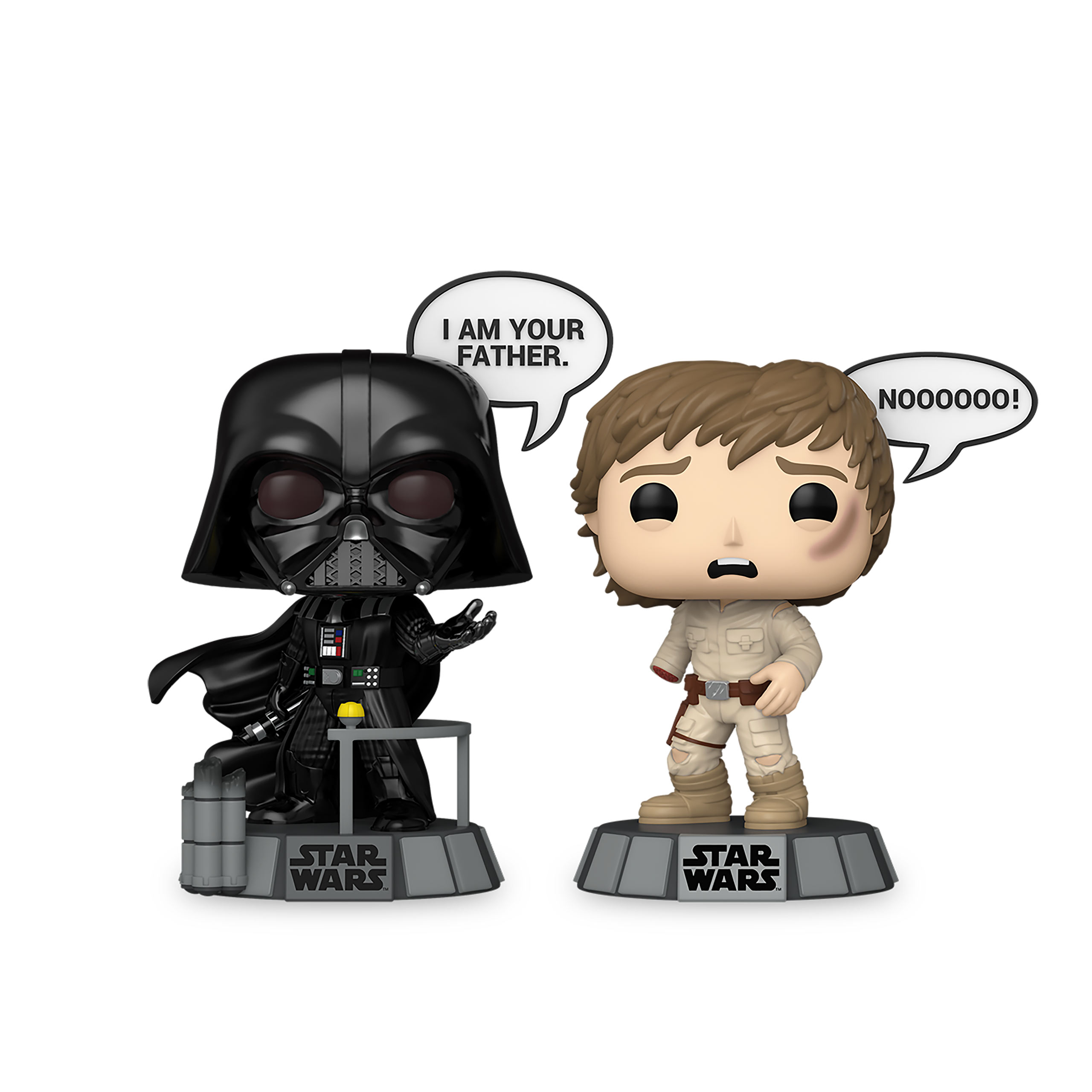 Star Wars - Vader en Luke Funko Pop Wobbelhoofd Figuren 2-delige set