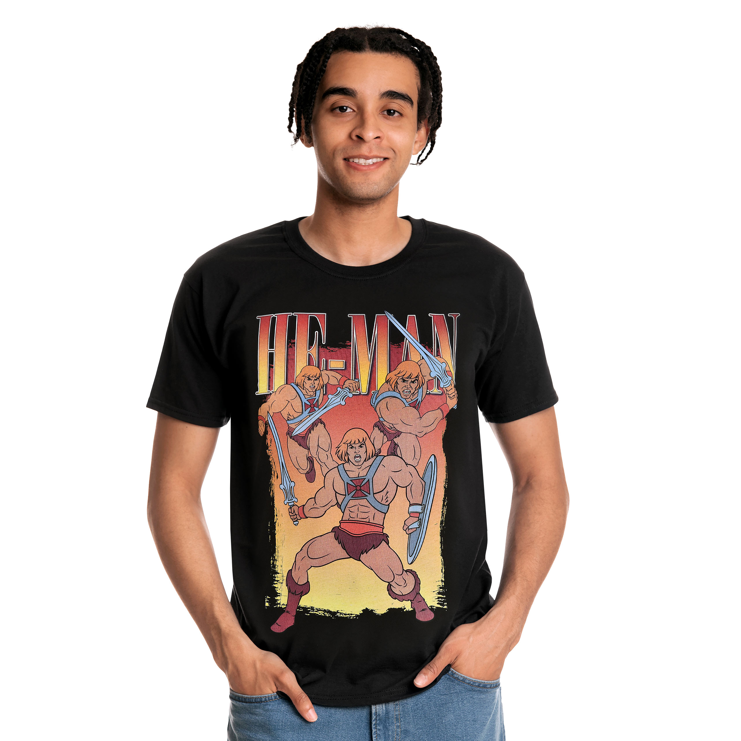 Masters of the Universe - He-Man Zwart T-Shirt