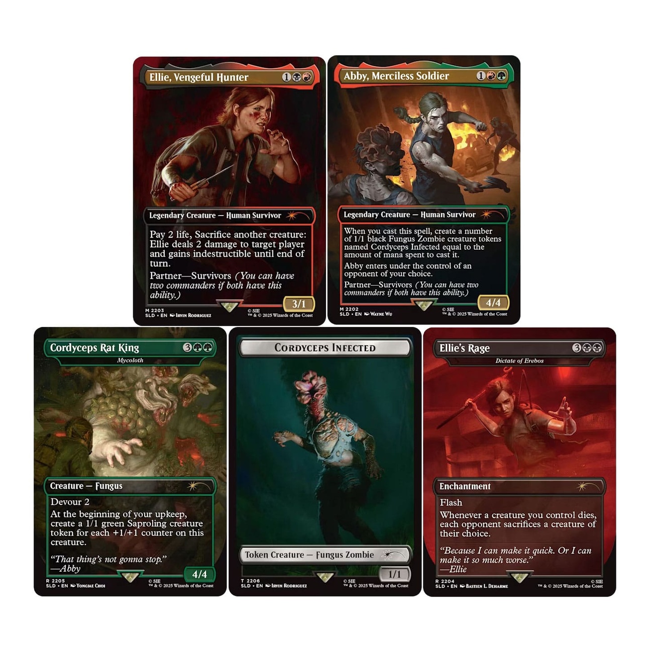 Magic the Gathering Secret Lair x PlayStation: The Last of Us Part II inglese