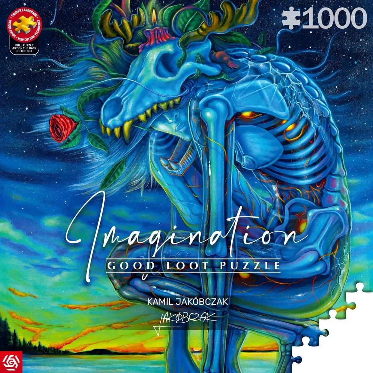 Imagination Series Puzzle Kamil Jakóbczak Bialy Wilk (1000 piezas)