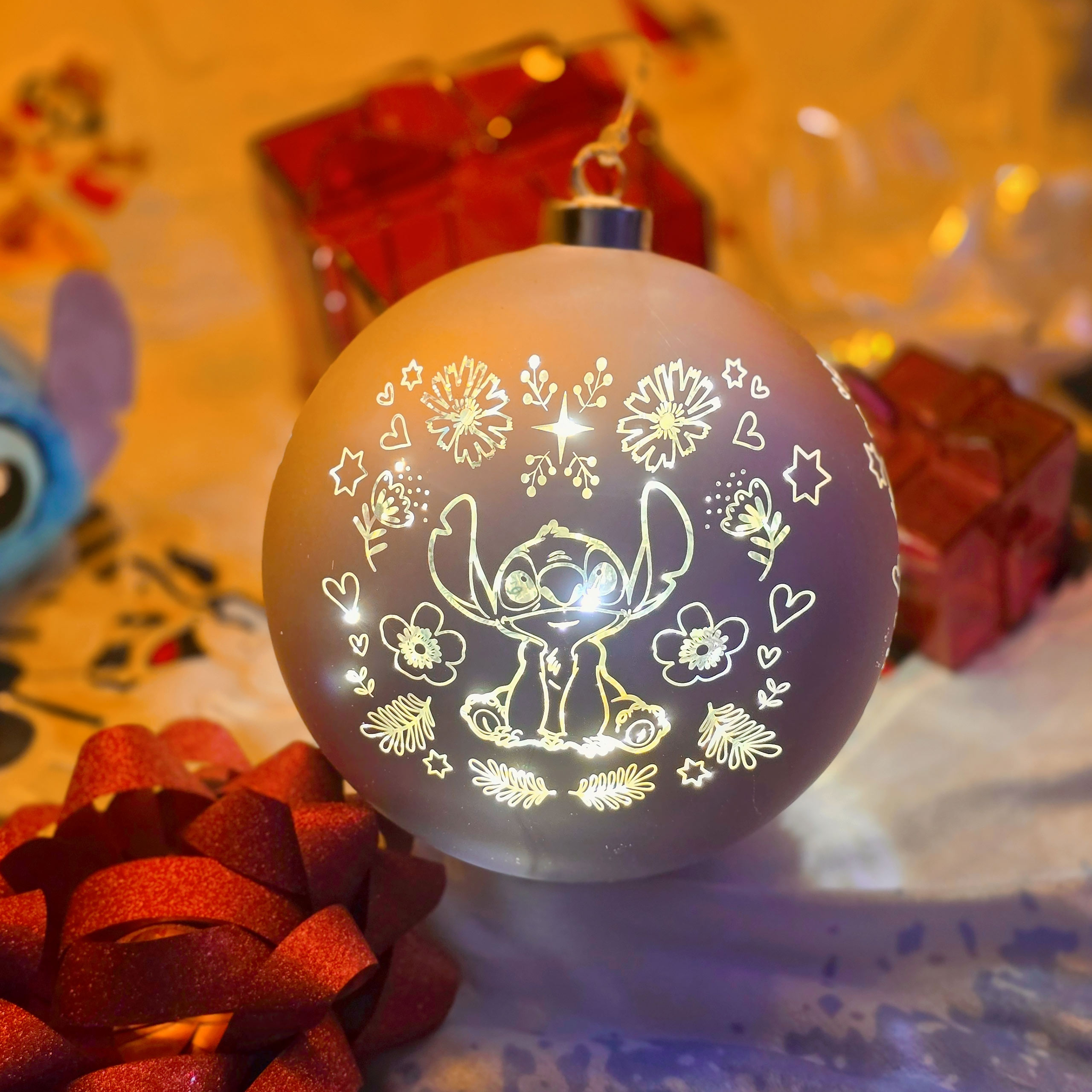 Bombka świąteczna Stitch z podświetleniem - Lilo & Stitch